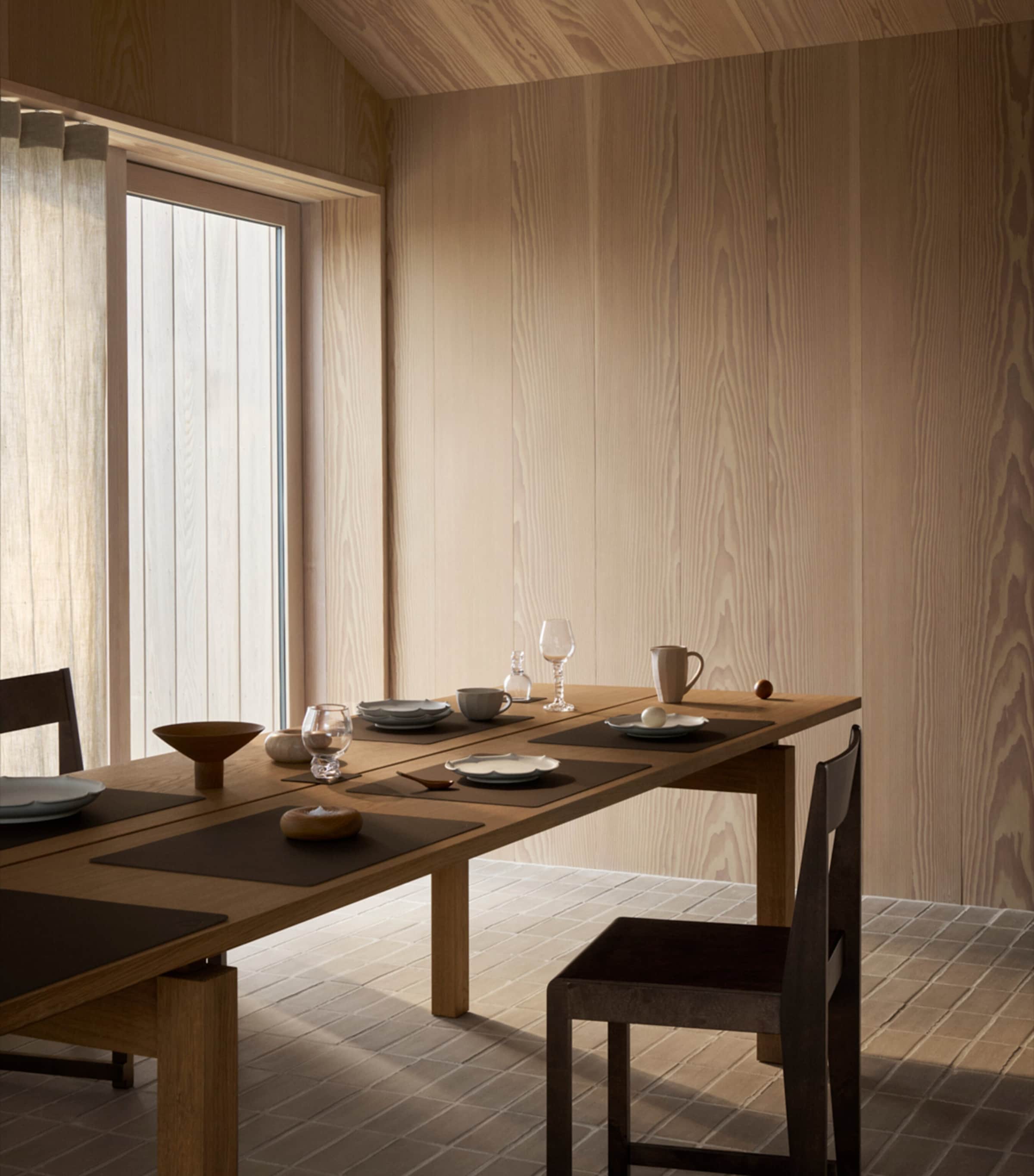 Large Square Corduroy Placemat (Set of 4) HAZEL Image 3