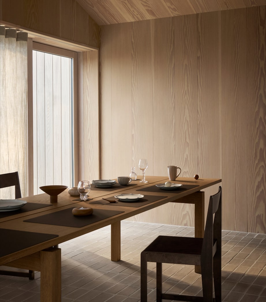 Large Square Corduroy Placemat (Set of 4) HAZEL Image 3