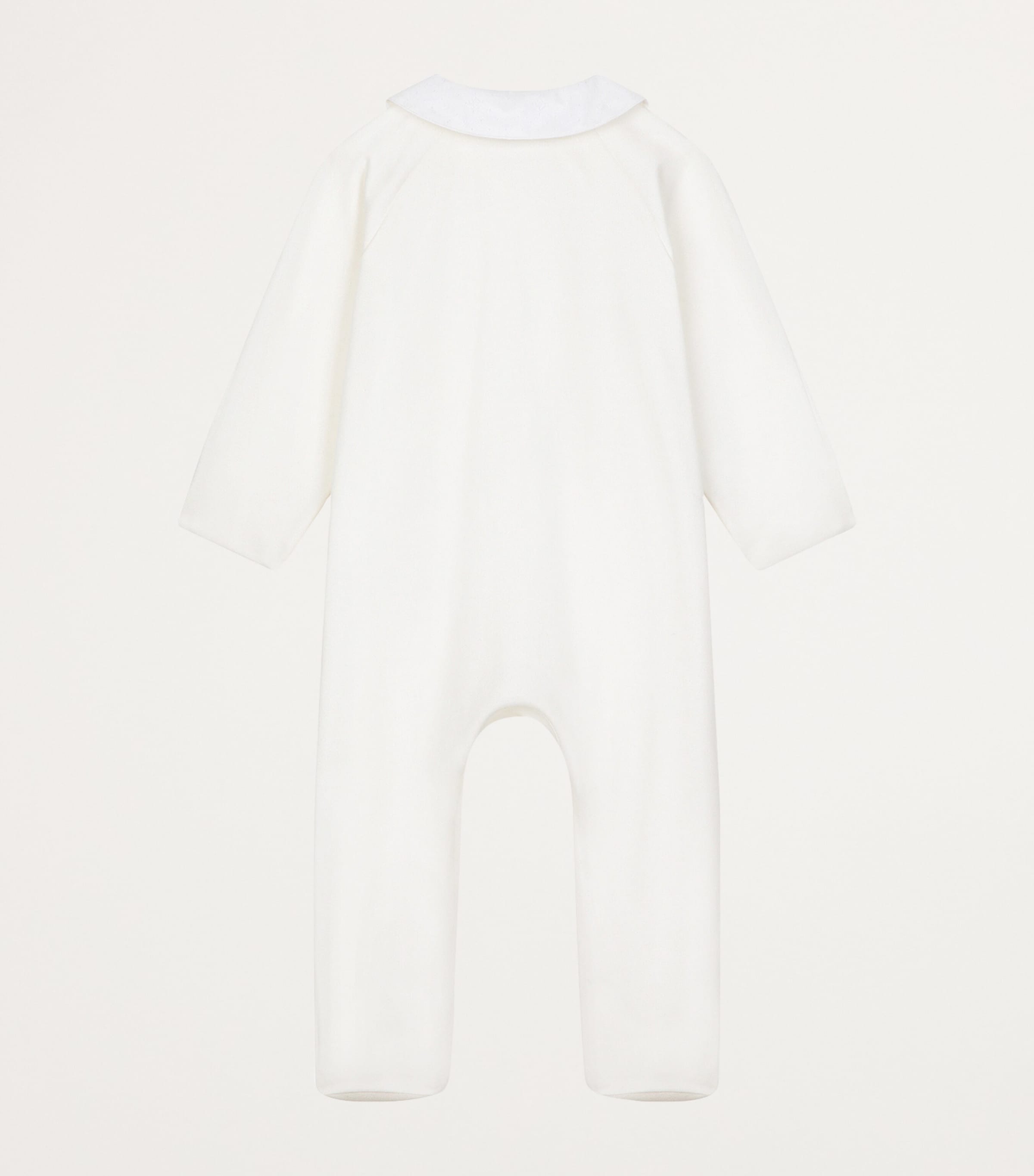 Cotton All-In-One (0-24 Months) W0001-NATURAL WHITE Image 2