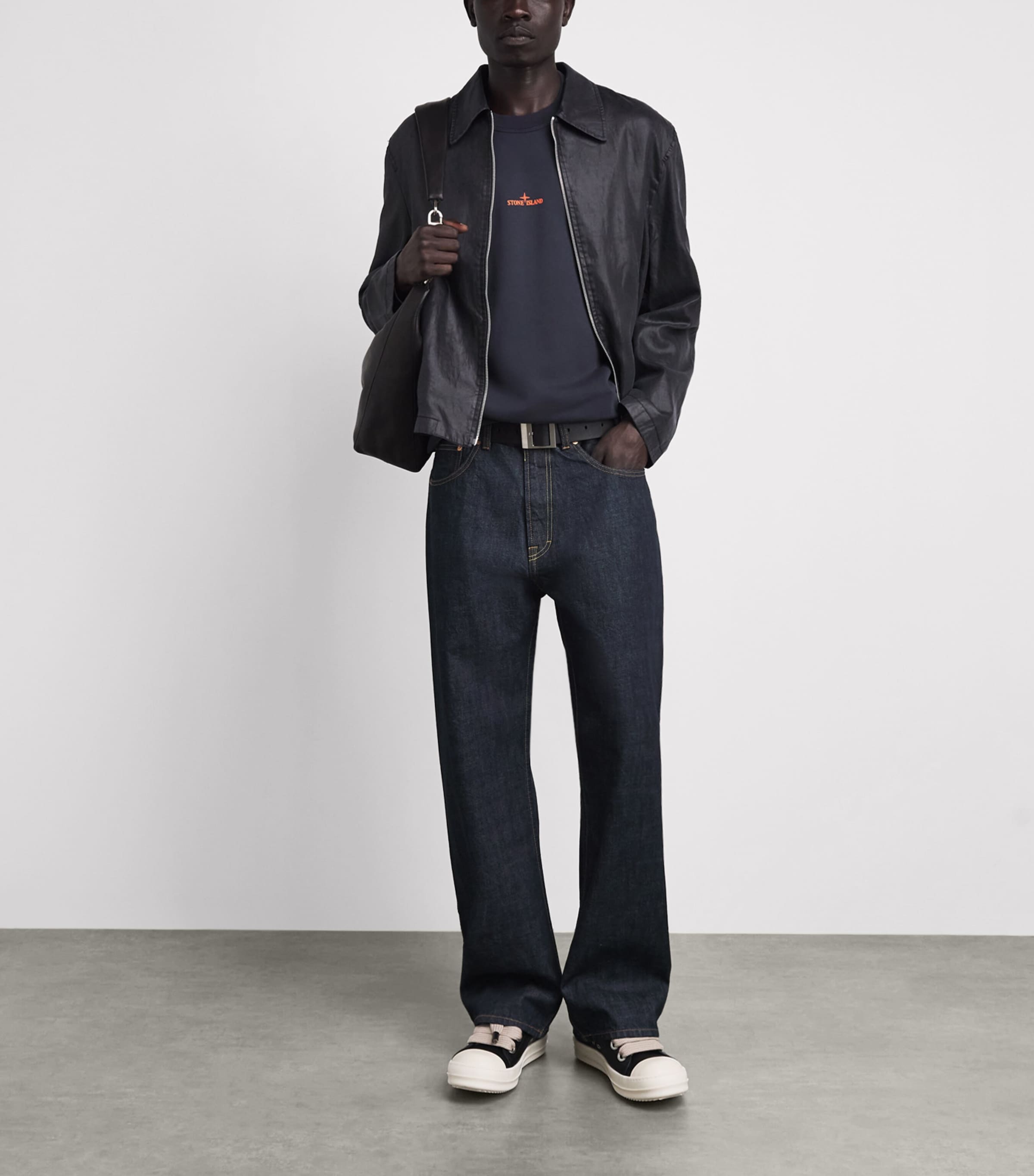 Stone Island Mens Oversized Desert Print Sweatshirt Image 2