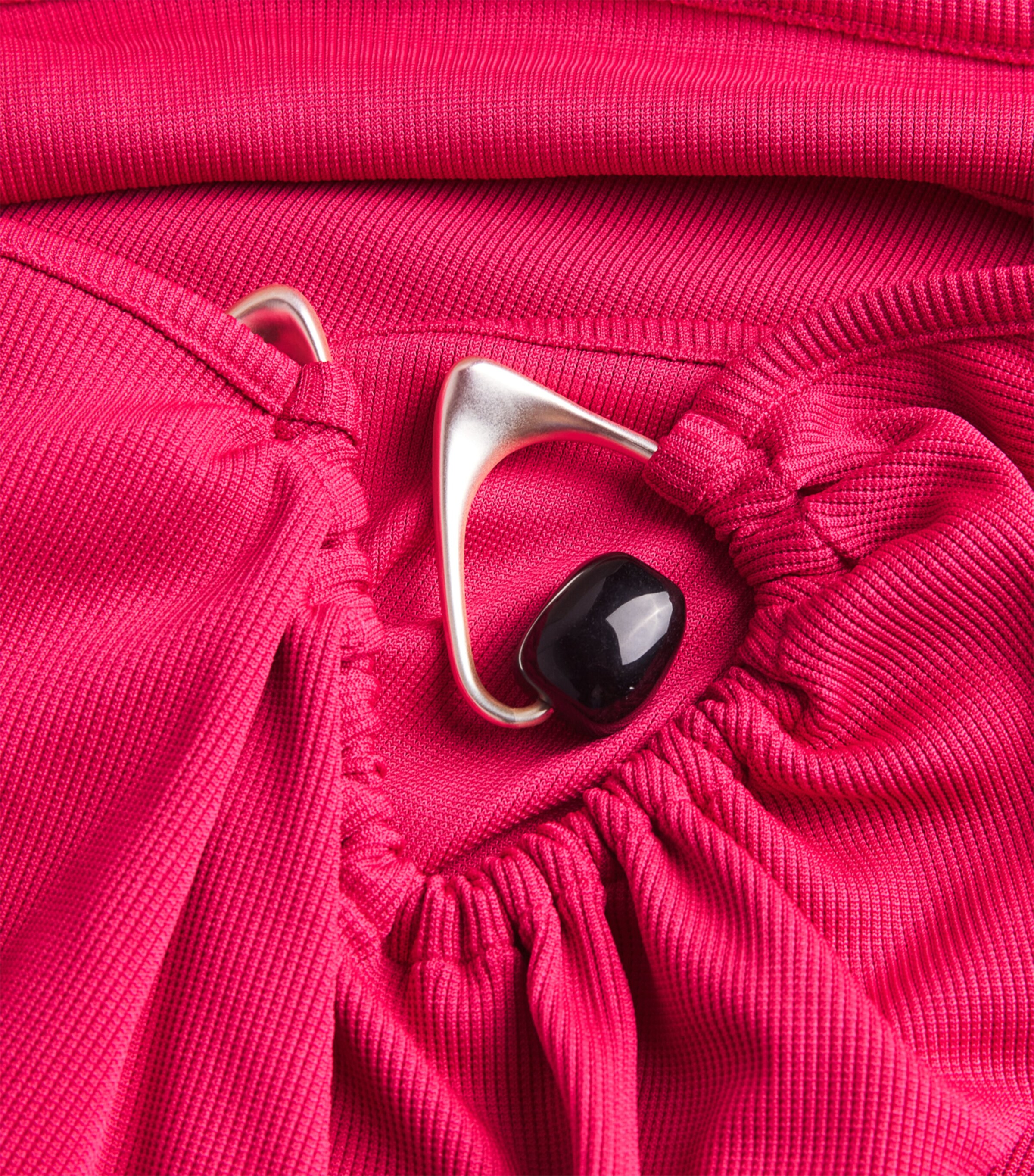 Spiral Crystal Suspension Maxi Skirt CRANBERRY Image 5