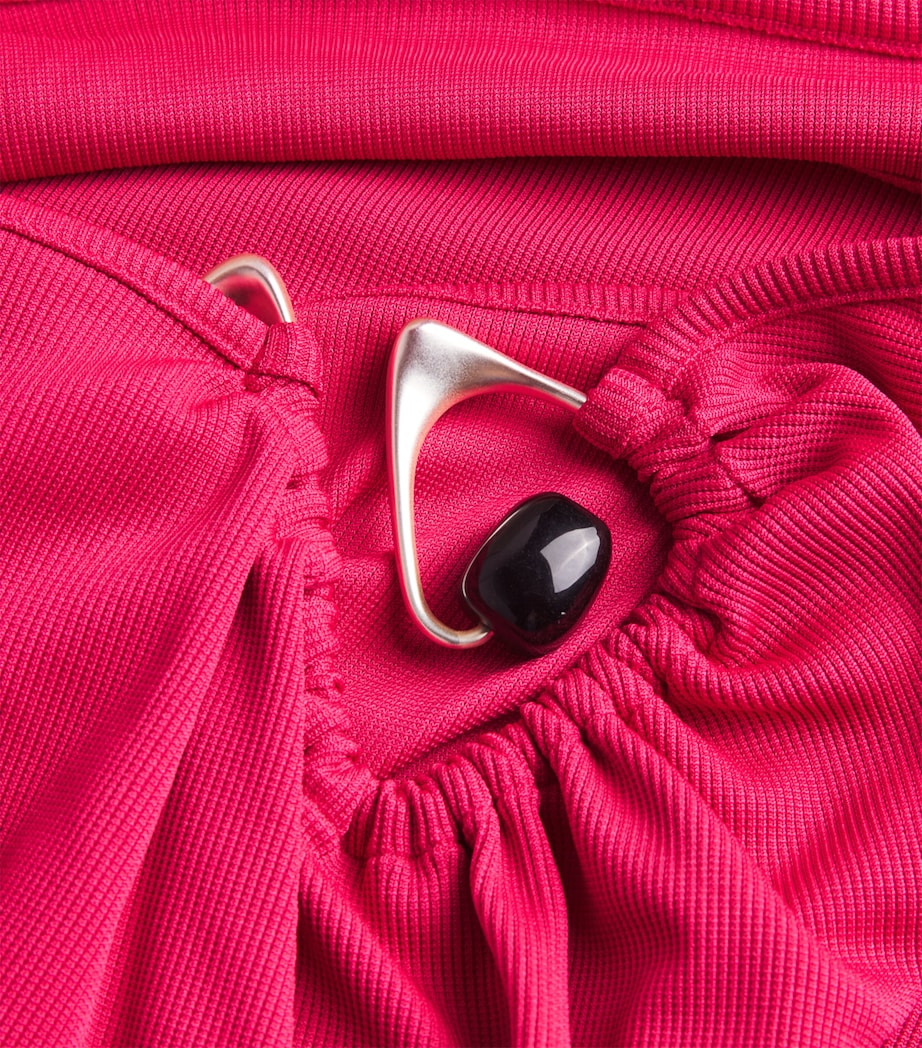 Spiral Crystal Suspension Maxi Skirt CRANBERRY Image 5