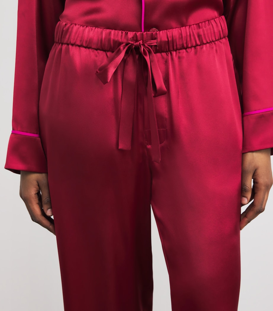 Silk Yves Pyjama Set RUSSET Image 6