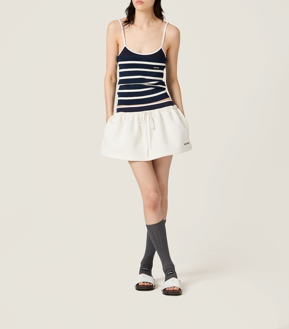 Knitted Stripe Tube Top F0761 Image 2