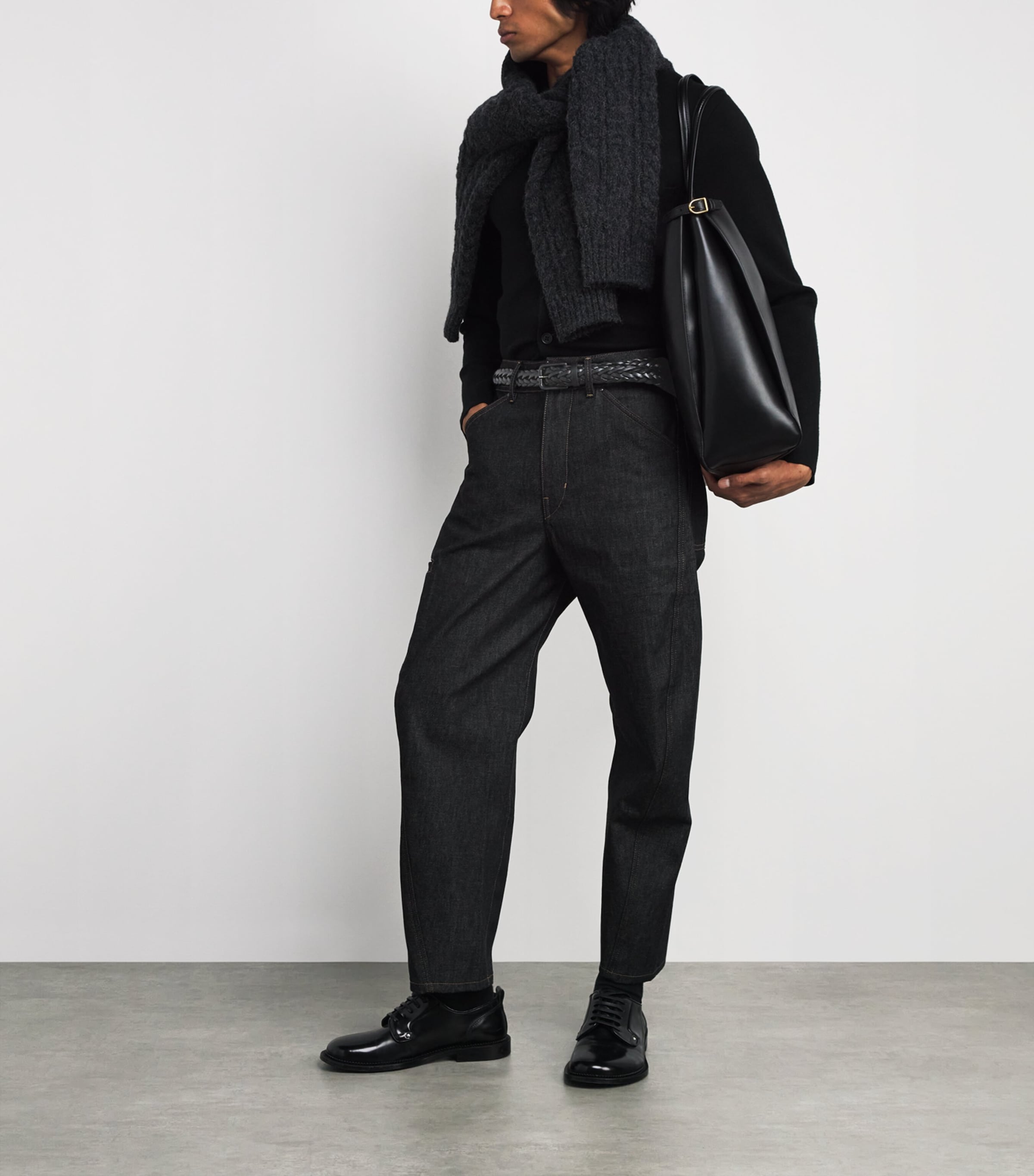 Leather Woven Belt UC001 Image 3