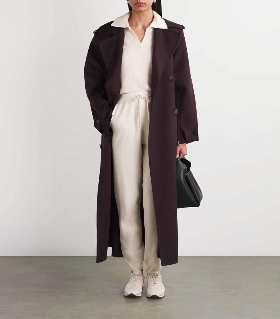 Cashmere Drawstring Sweatpants BONE Image 2