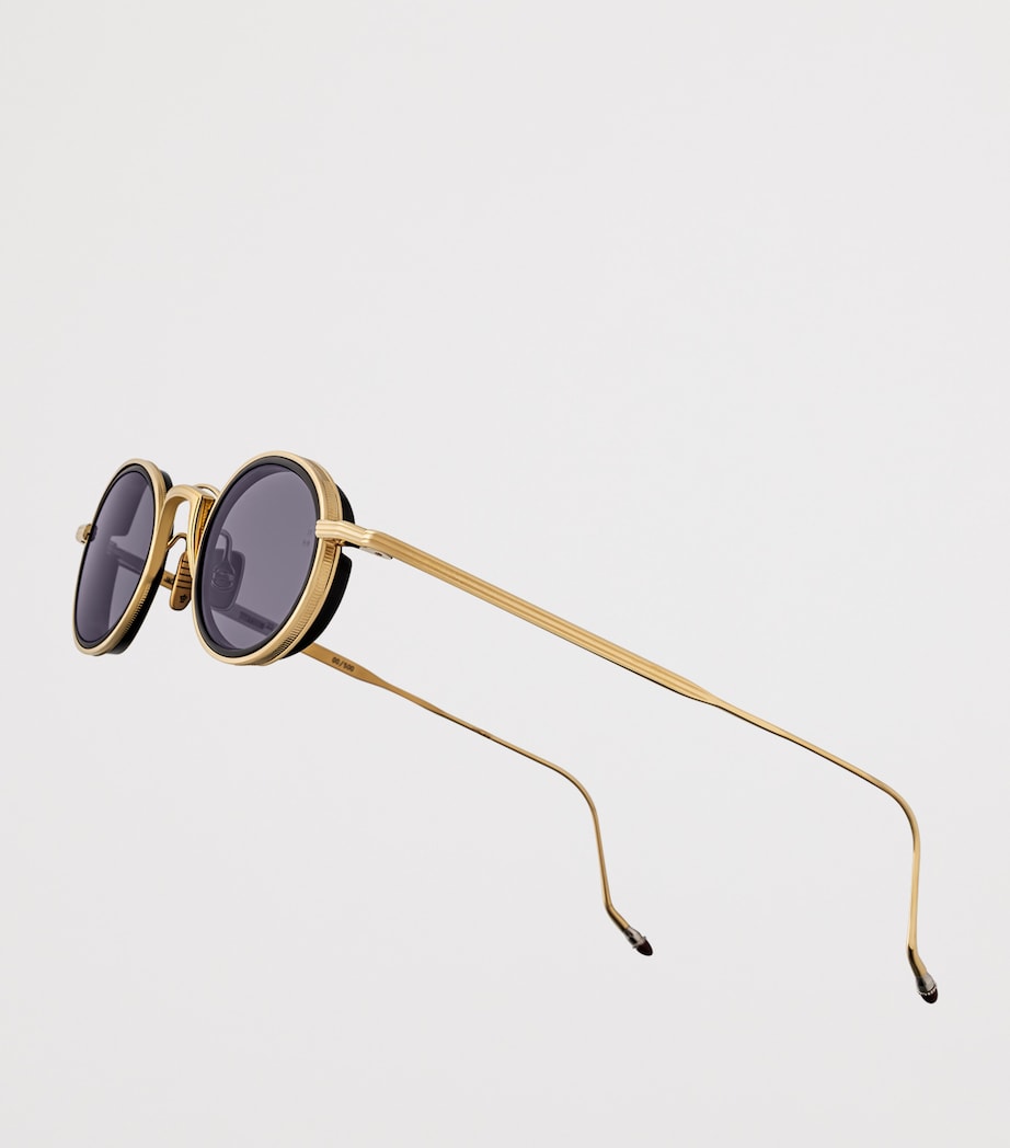 Metal Varda Sunglasses  MAHOG   CR39 Image 5
