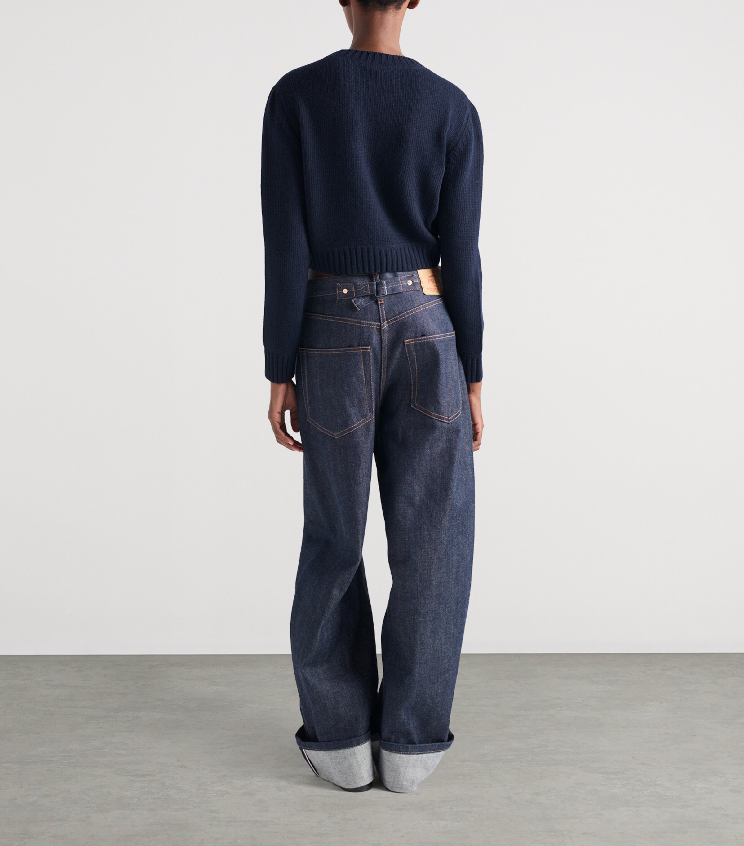 Wool-Cashmere Logo Sweater F0008 Image 5