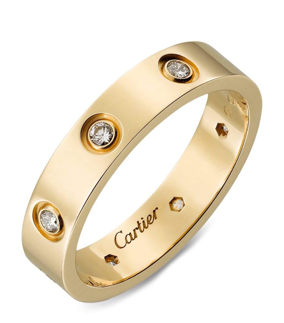 Cartier Yellow Gold and Diamond LOVE Ring Yellow Gold Image 3