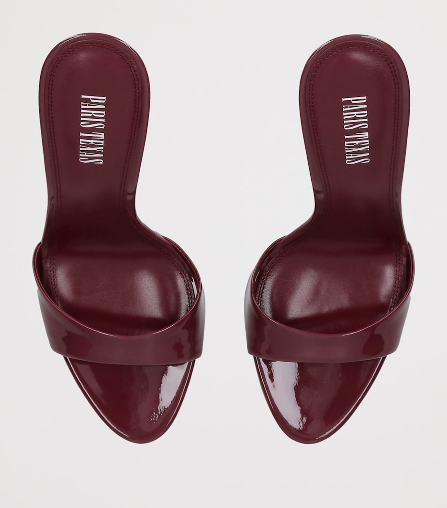 Paris Texas Patent Leather Lidia Mules 105 Wine Image 4