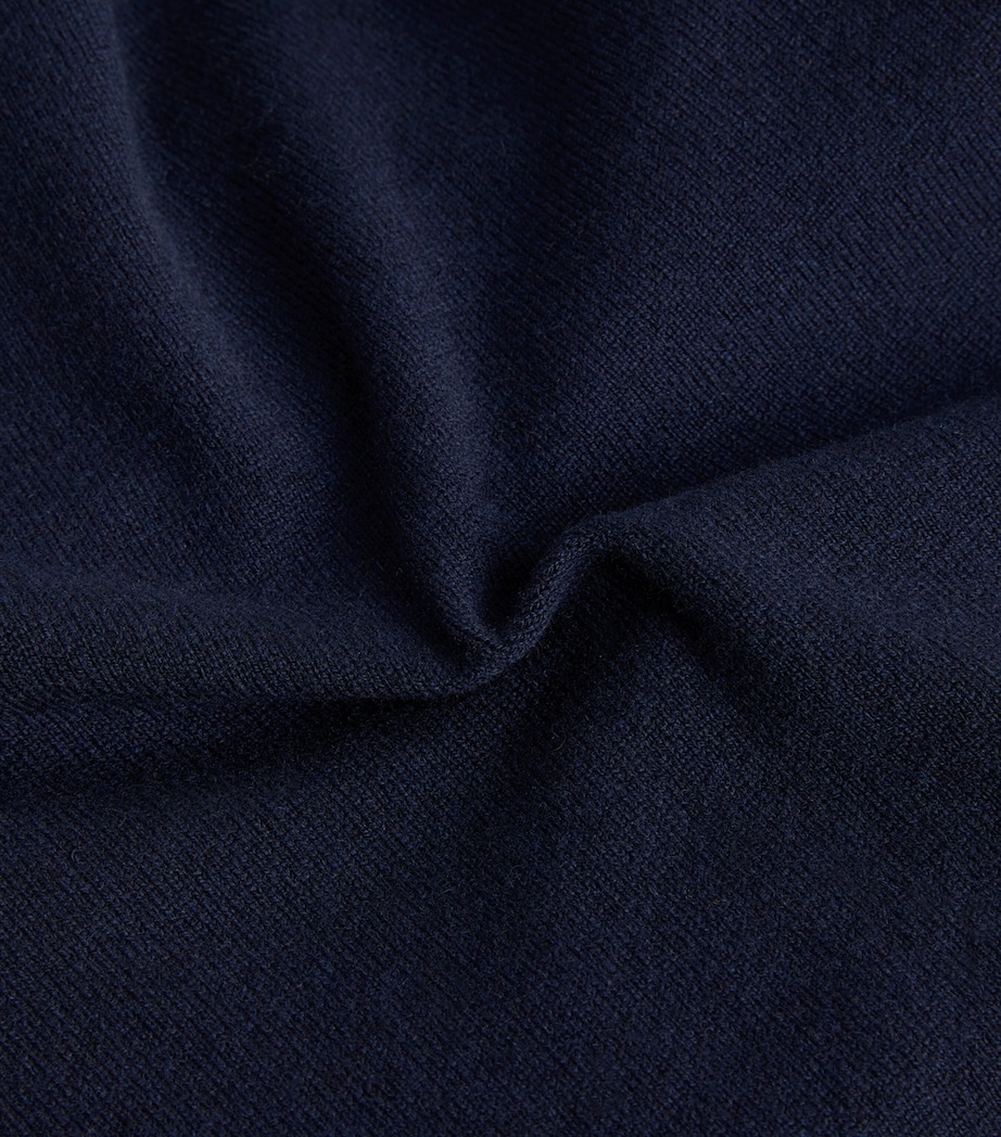 Cashmere 4-Bar Cardigan NAVY Image 5