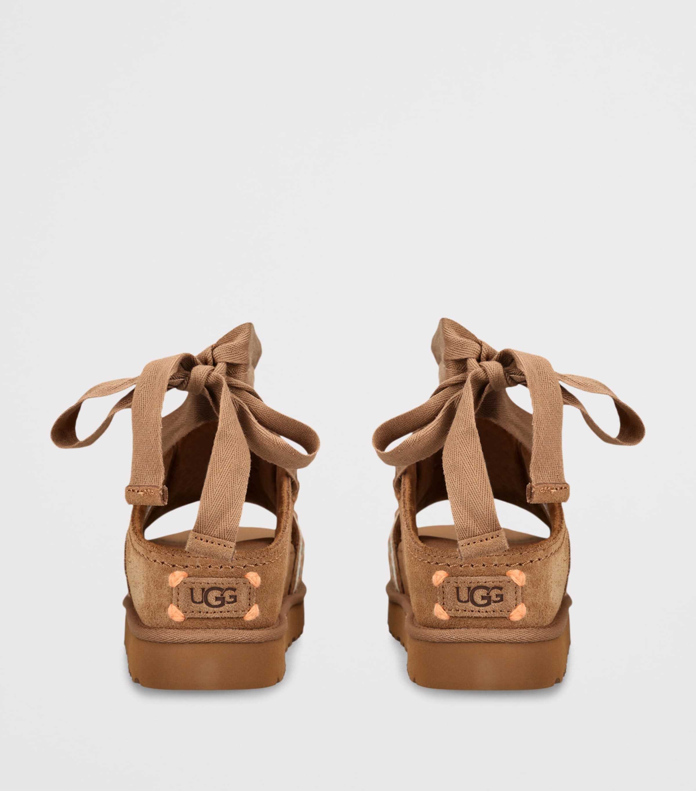 UGG Goldenstar Hi Artstitch Sandals Tan Comb Image 4