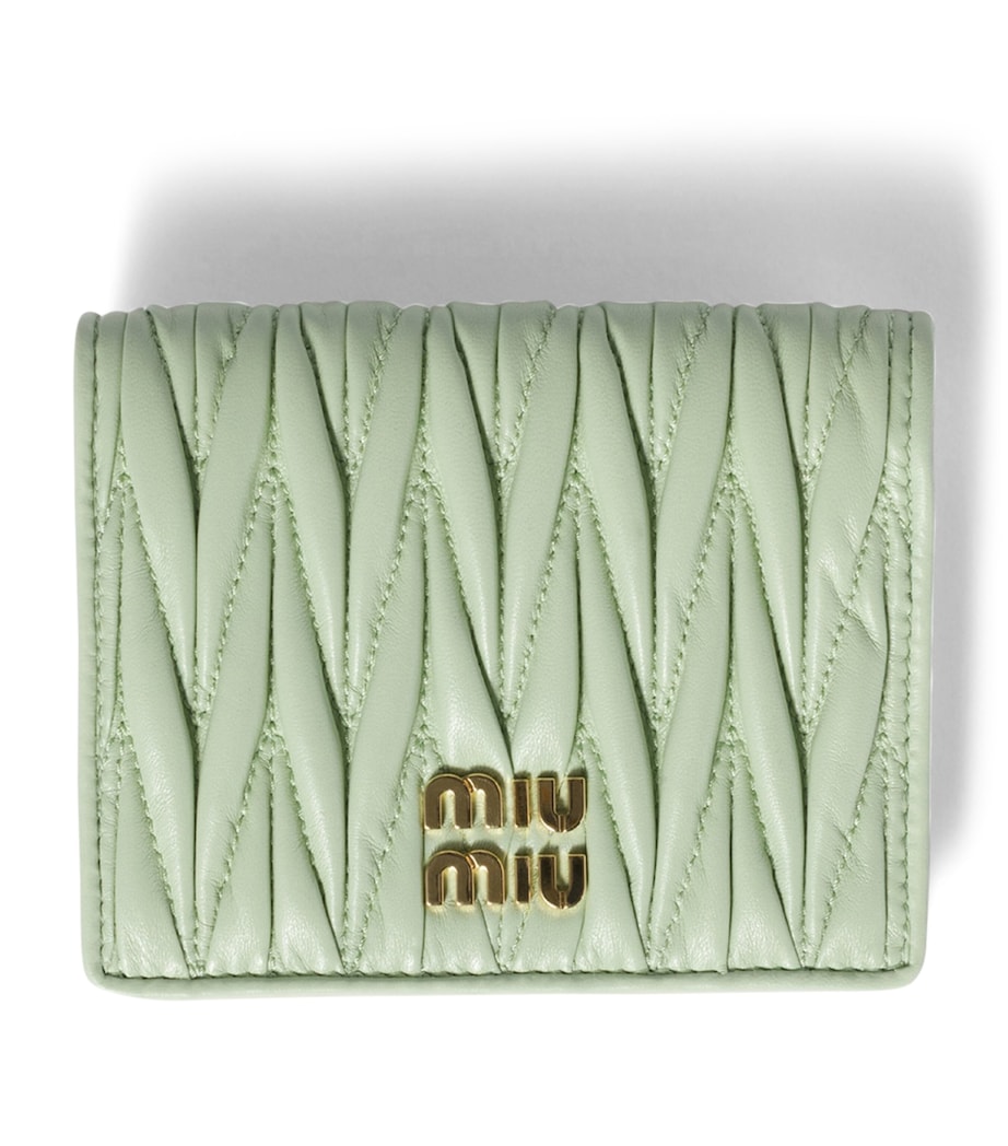 Small Leather Matelassé Wallet F0934 Image 1