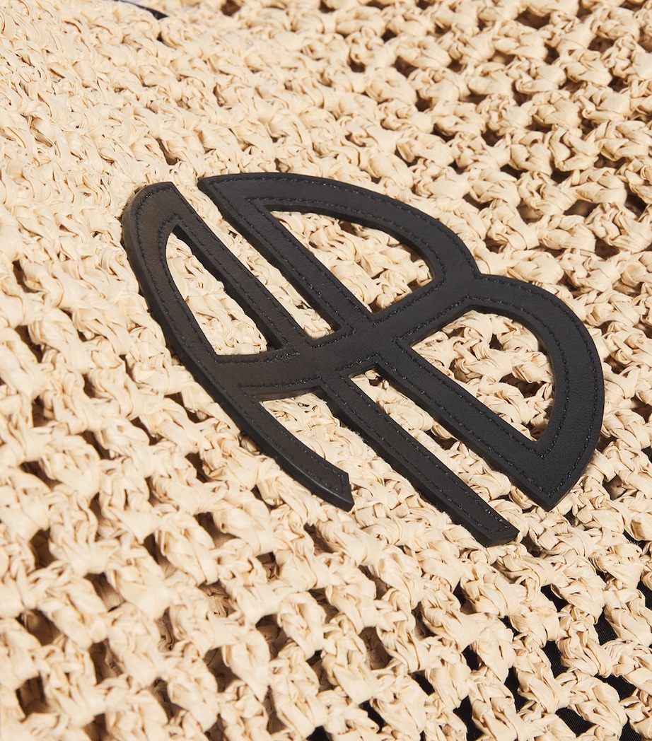 Large Raffia Rio Tote Bag SAND Image 6