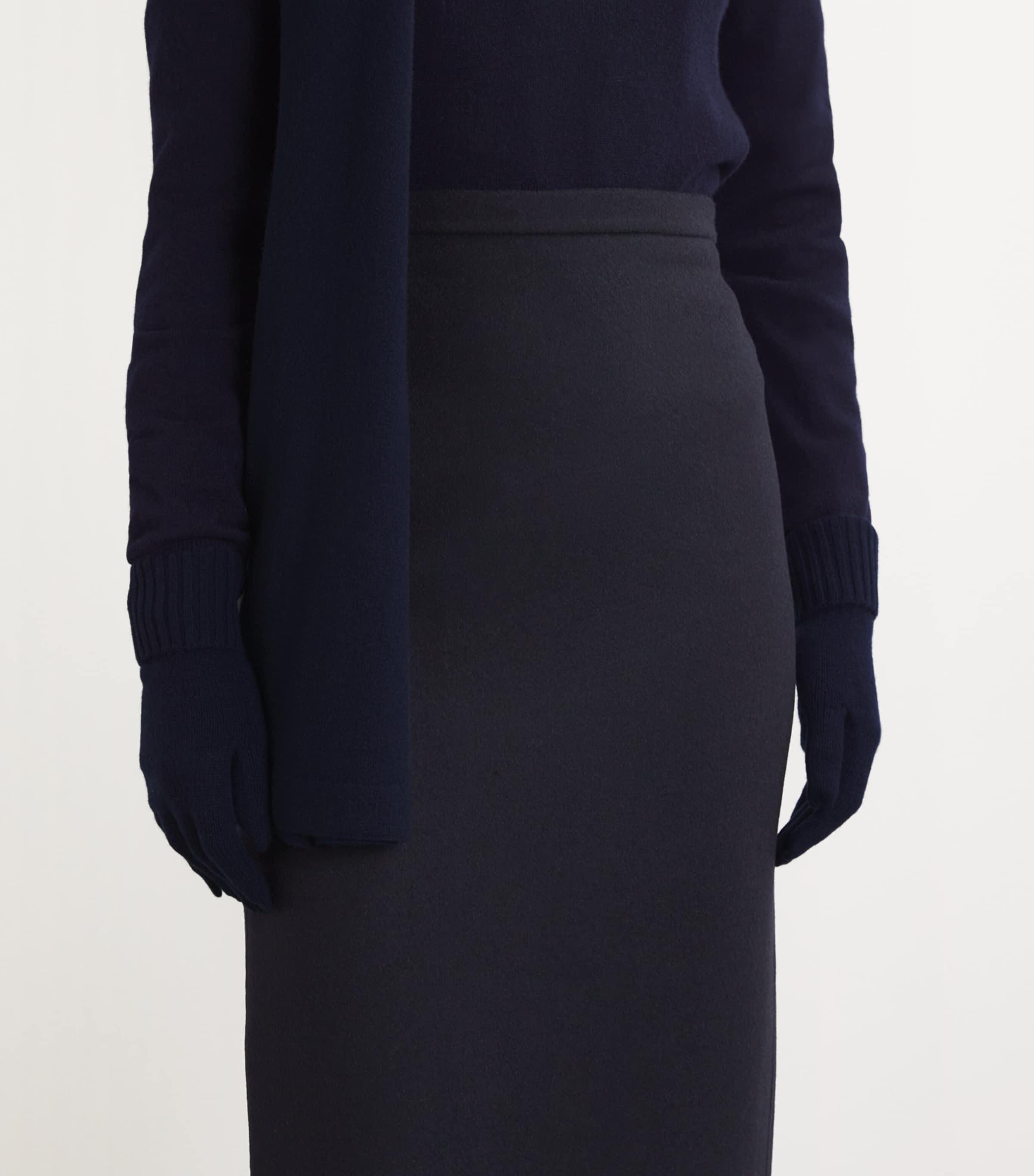Harrods Womens Cashmere Gloves Cosmos Image 3