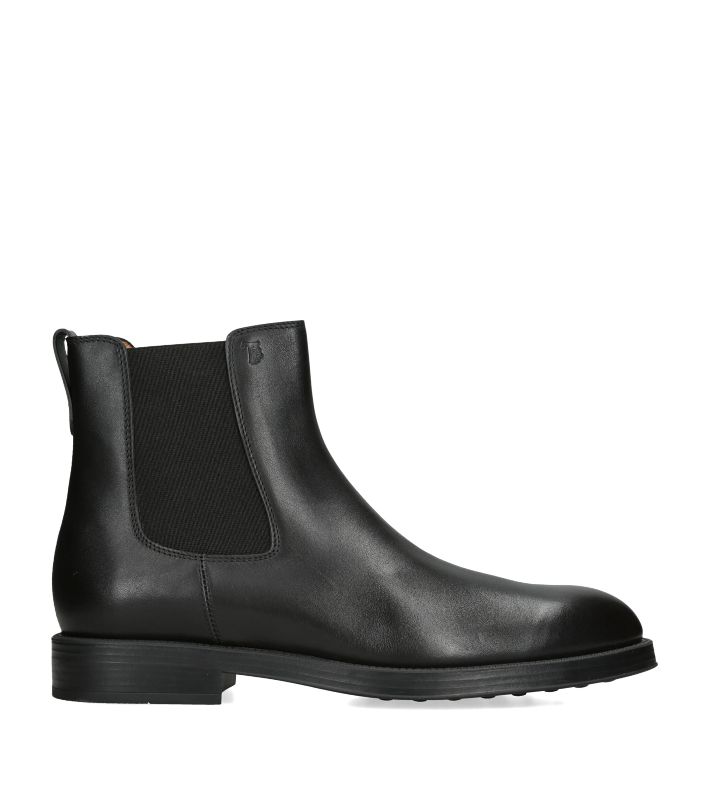 Tod's Leather Stivaletto Chelsea Boots Black Image 1