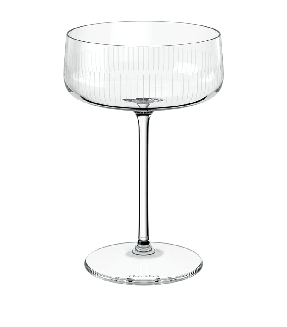 Villeroy & Boch Crystal Afina Champagne Coupes (Set of 4) Clear