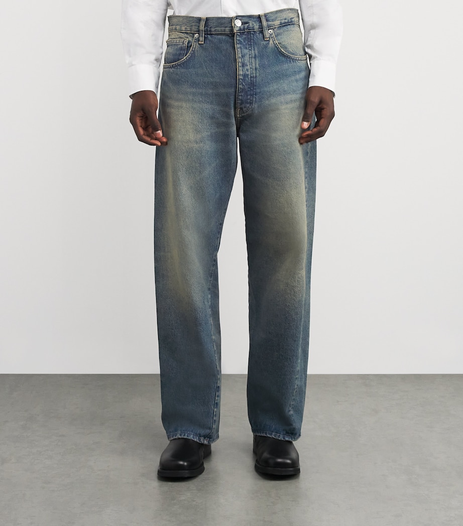 Dirty Wash Wide Twist Jeans DIRTY BLUE 719 Image 3