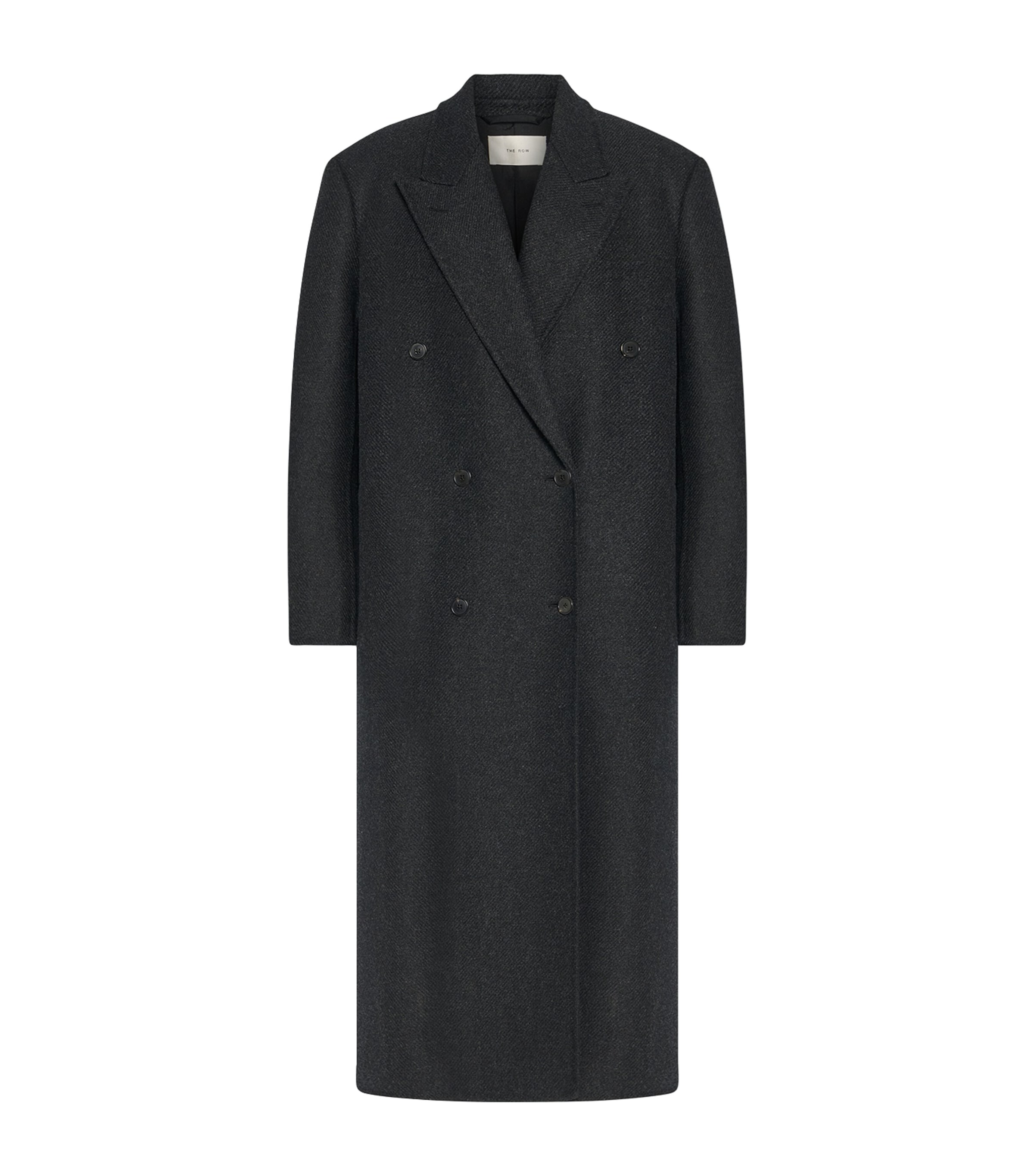 The Row Hariet Virgin Wool-cashmere Coat In Gray