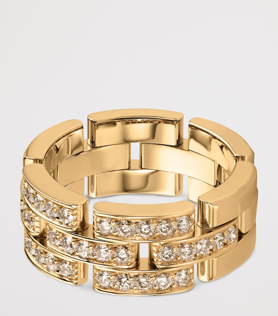 Cartier Yellow Gold and Diamond Maillon Panthère Ring Yellow Gold Image 5
