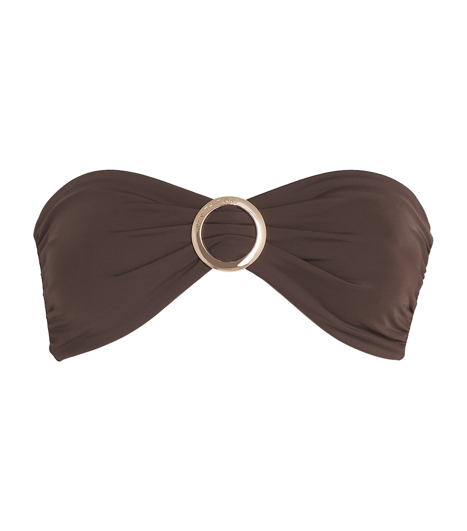 AWAY THAT DAY Strapless Cayman Bikini Top Espresso