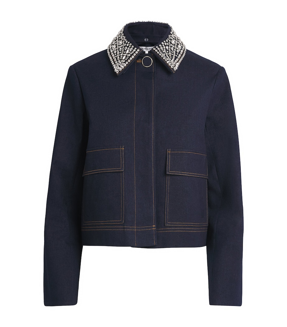 Barrington Stretch-Denim Jacket B0214 MIDNIGHT WASH Image 1