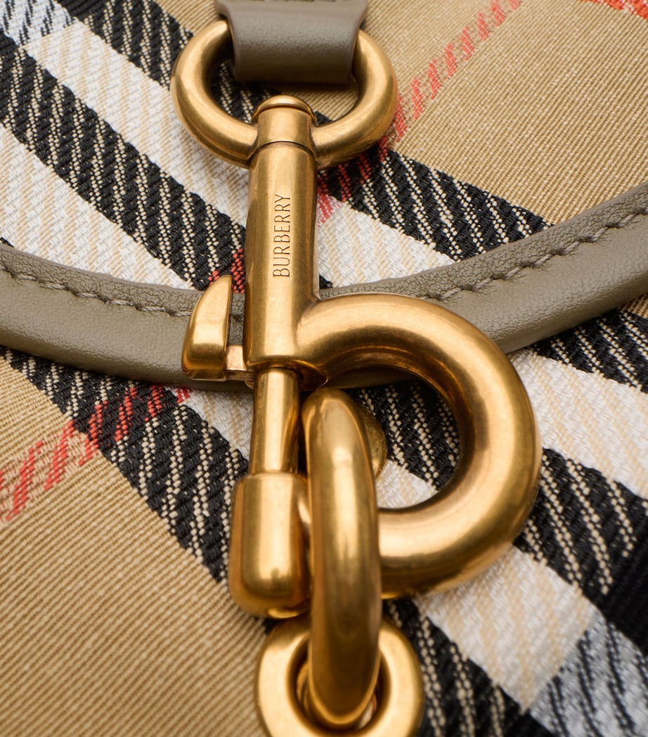 Mini Check B Clip Messenger Bag SAND Image 6