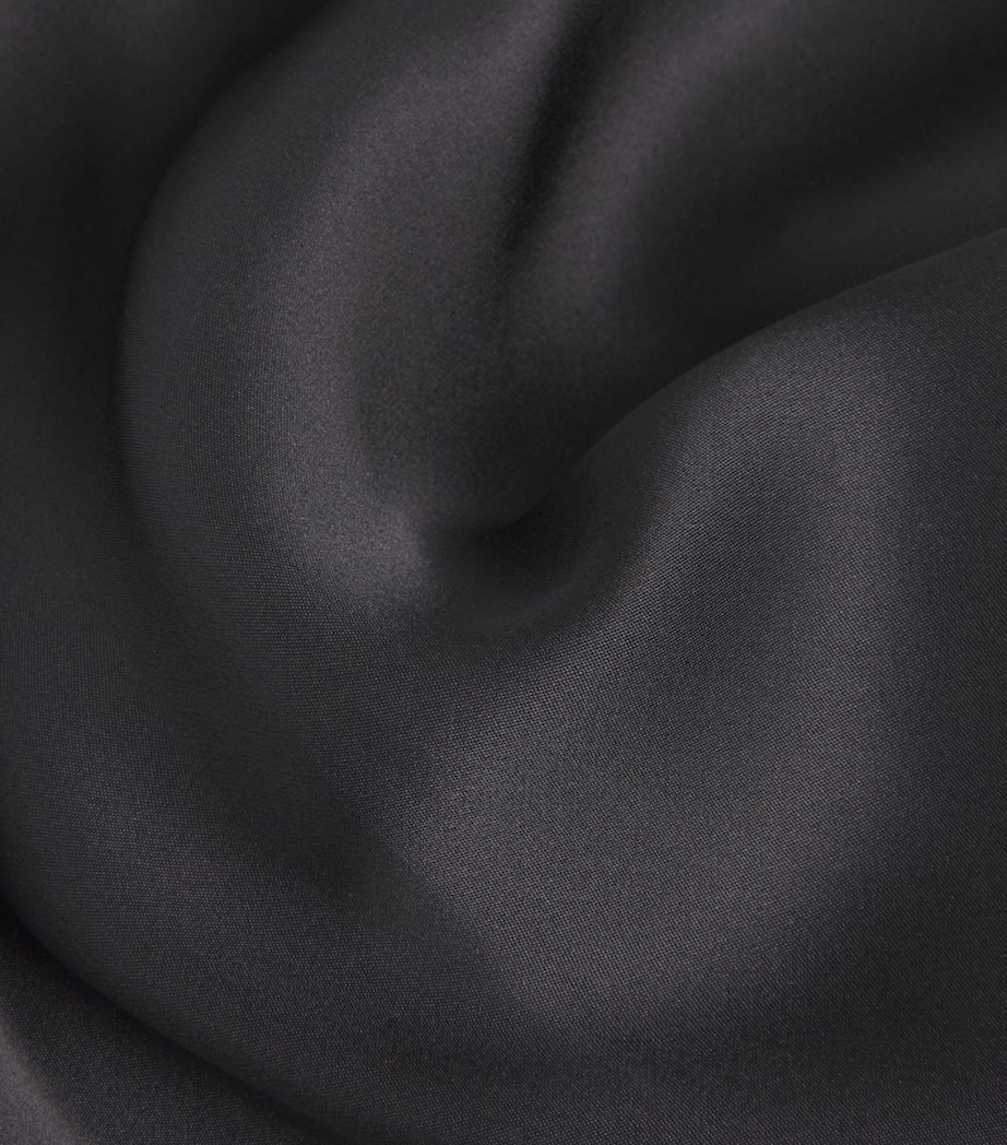 Silk Bar Maxi Skirt BLACK Image 5