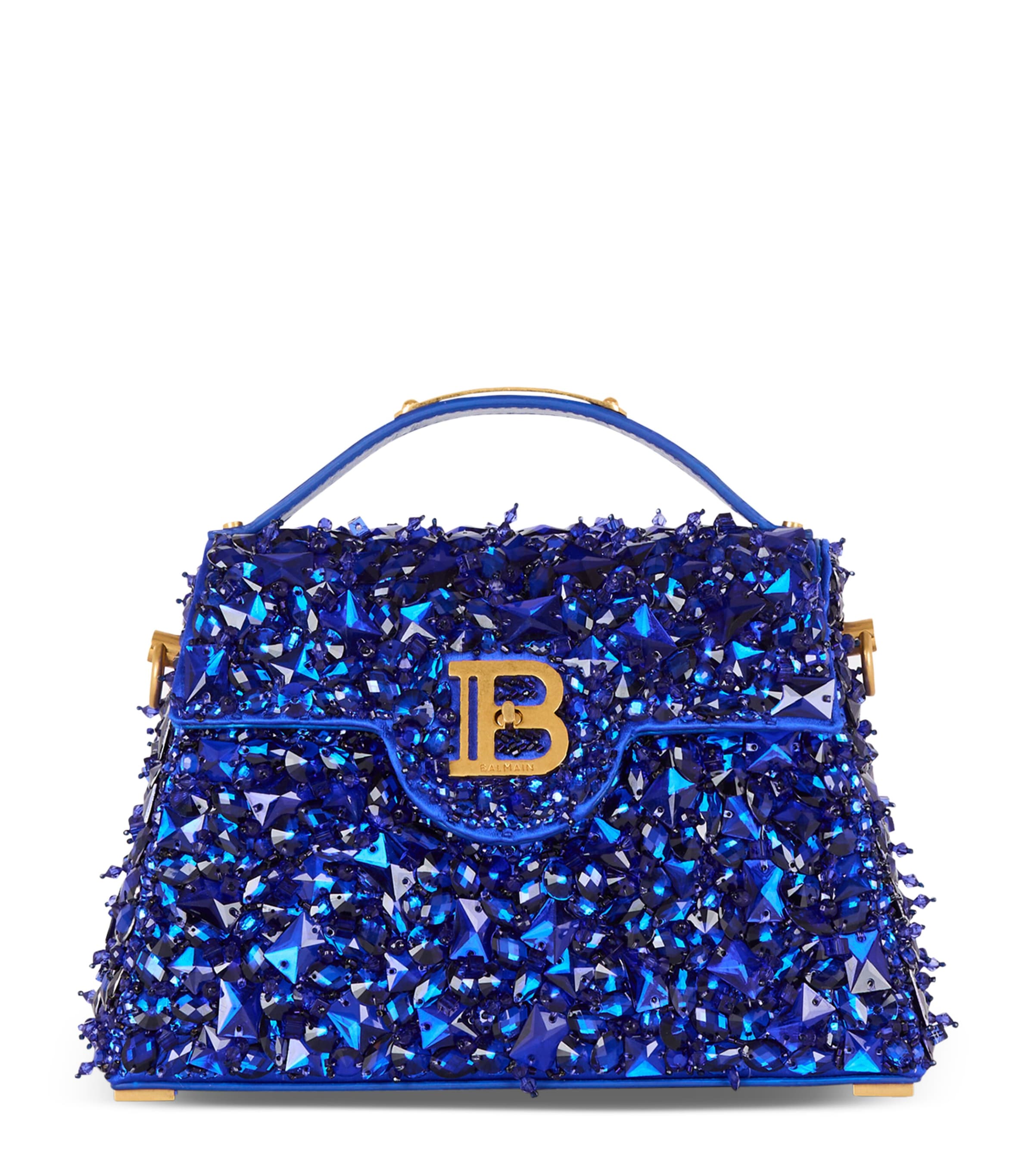 Balmain B-Buzz Dynasty Shoulder Bag Bleu Lectrique Image 1