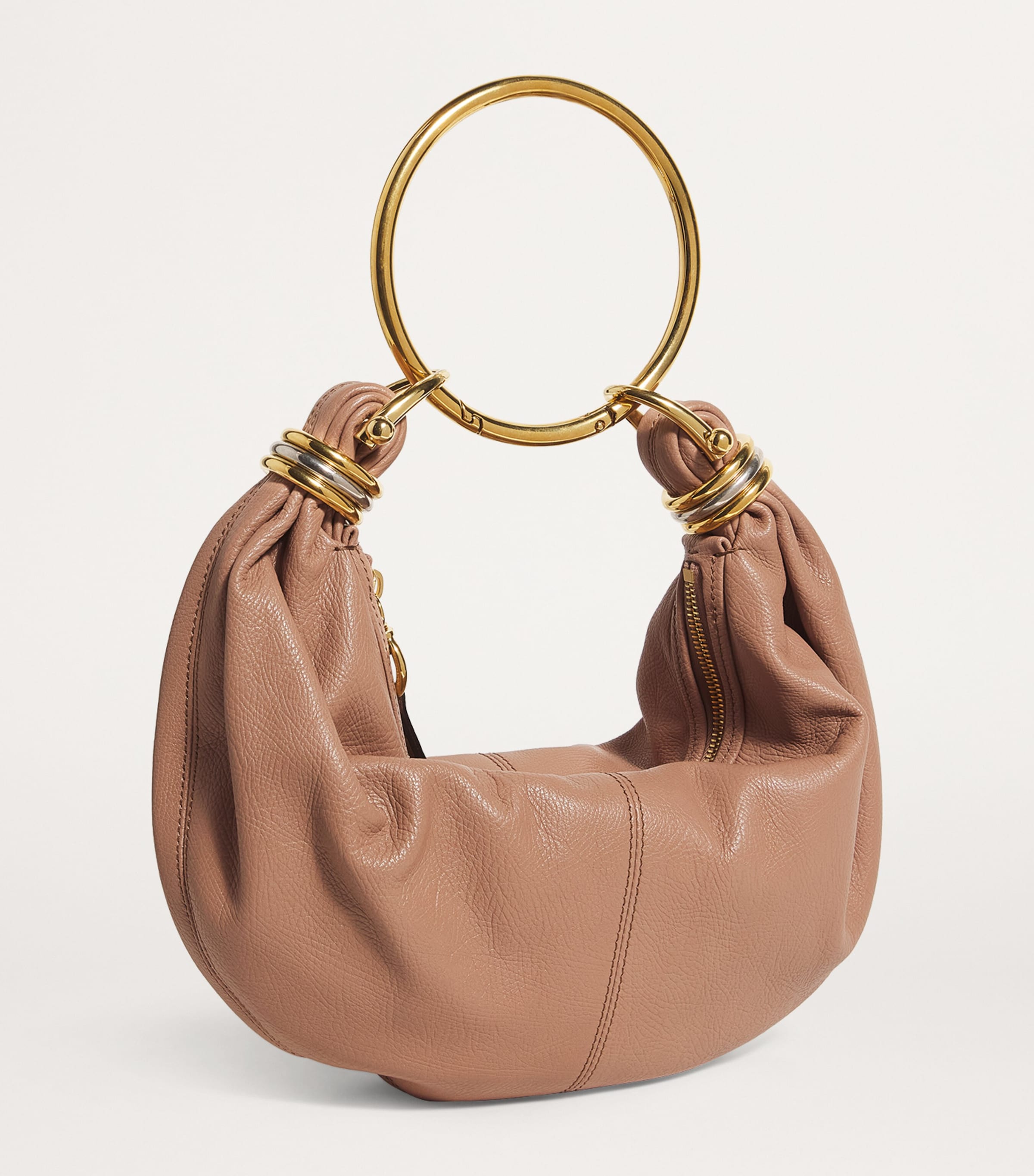 Small Leather Bracelet Top-Handle Bag WOODROSE Image 3