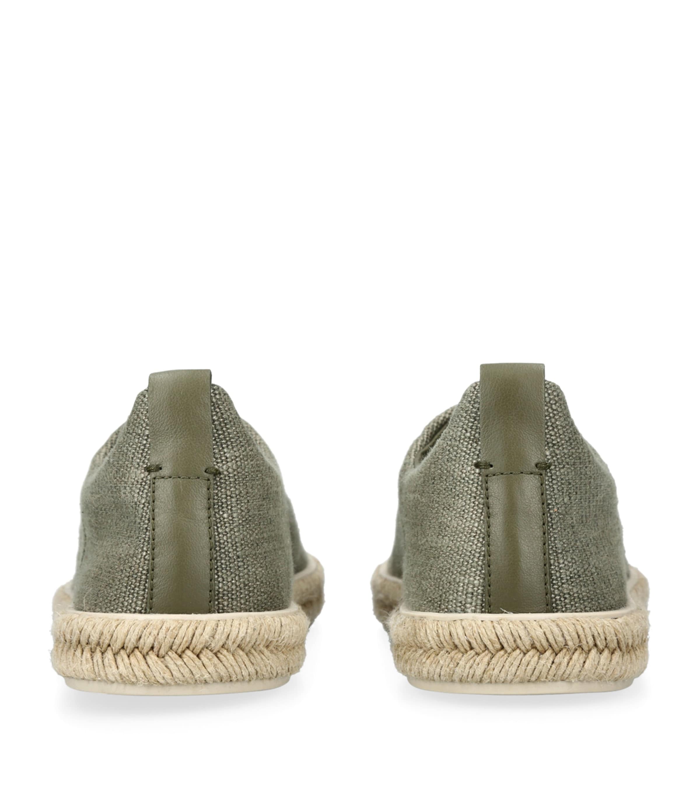 Triple Stitch Espadrilles GREEN Image 2