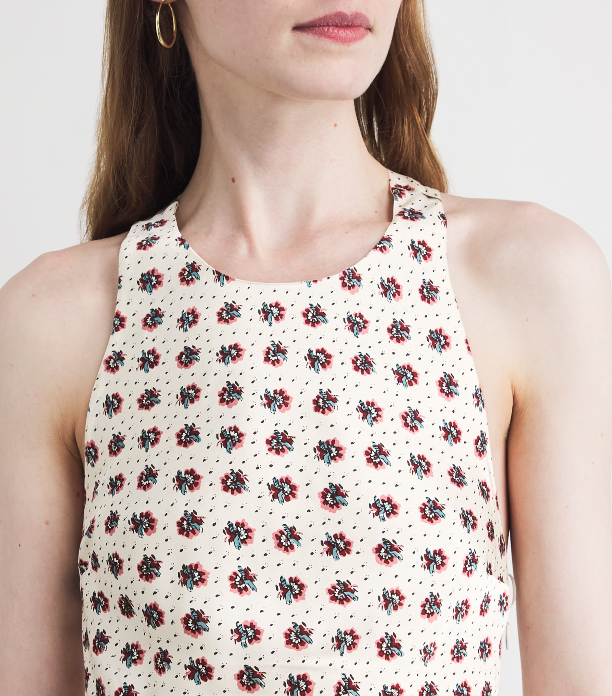Claudie Pierlot Womens Floral Maxi Dress Light Print Image 3