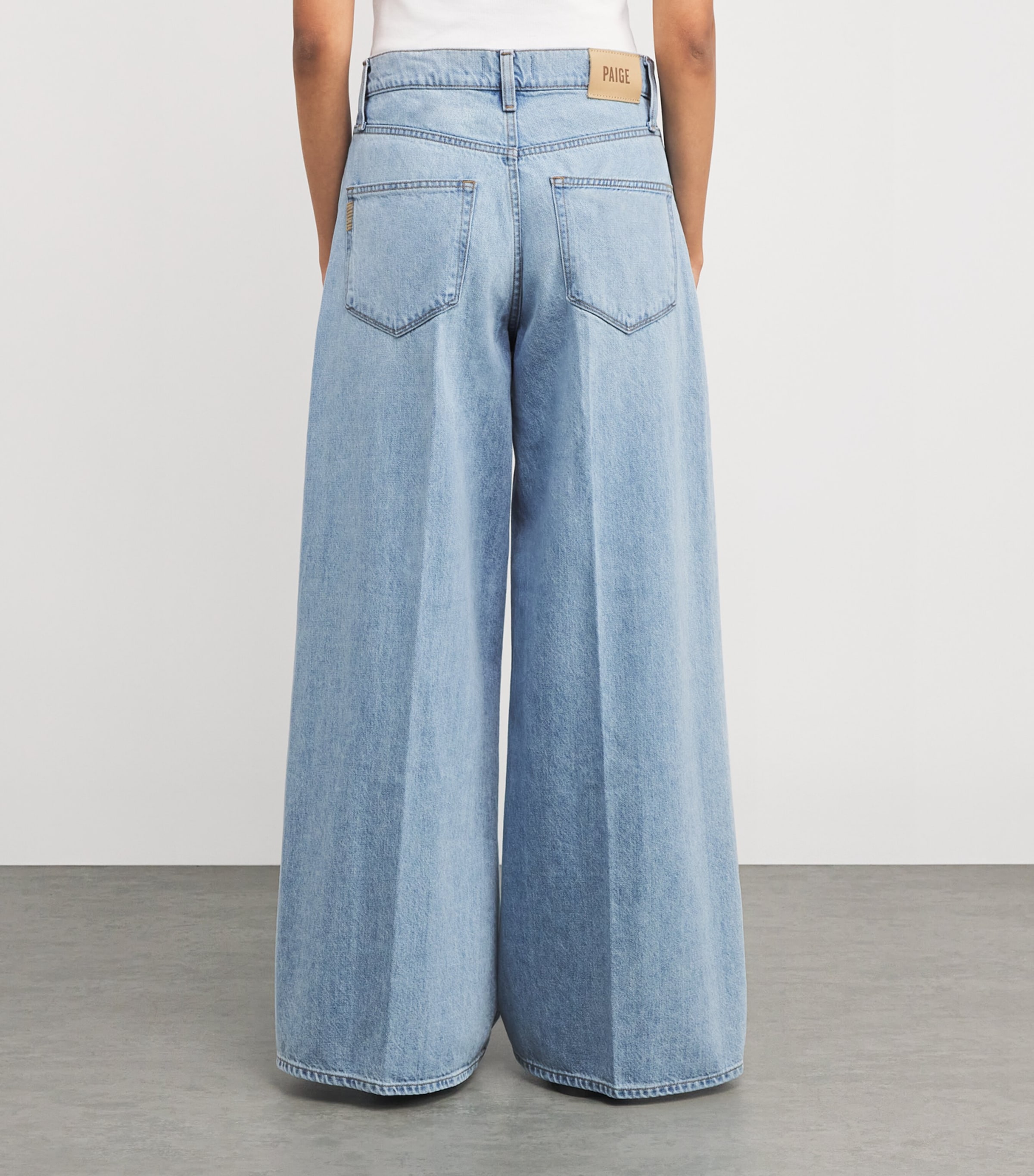 PAIGE Cameron Wide-Leg Jeans | Harrods US
