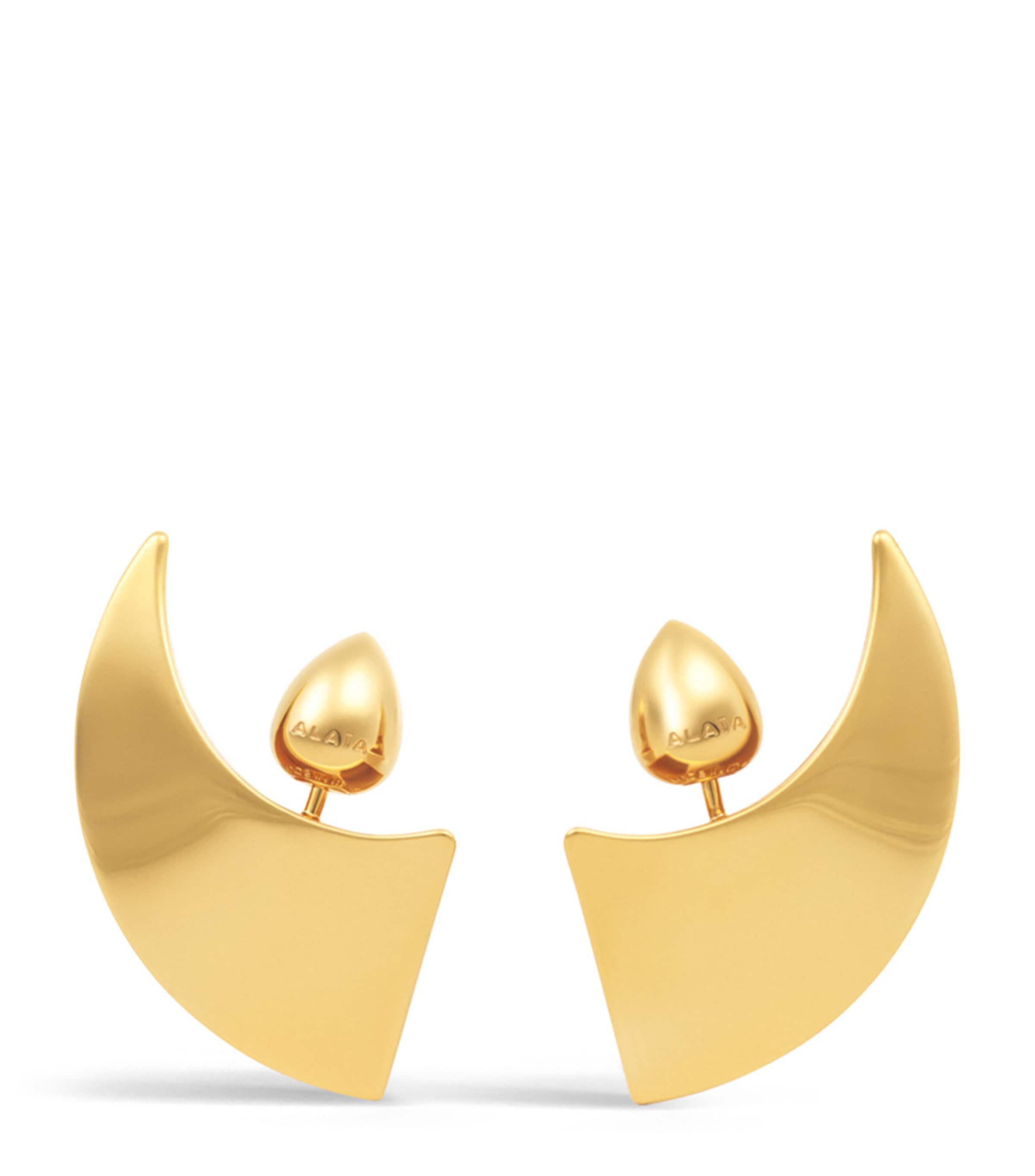 Alaïa Small Edge Earrings Or Image 3