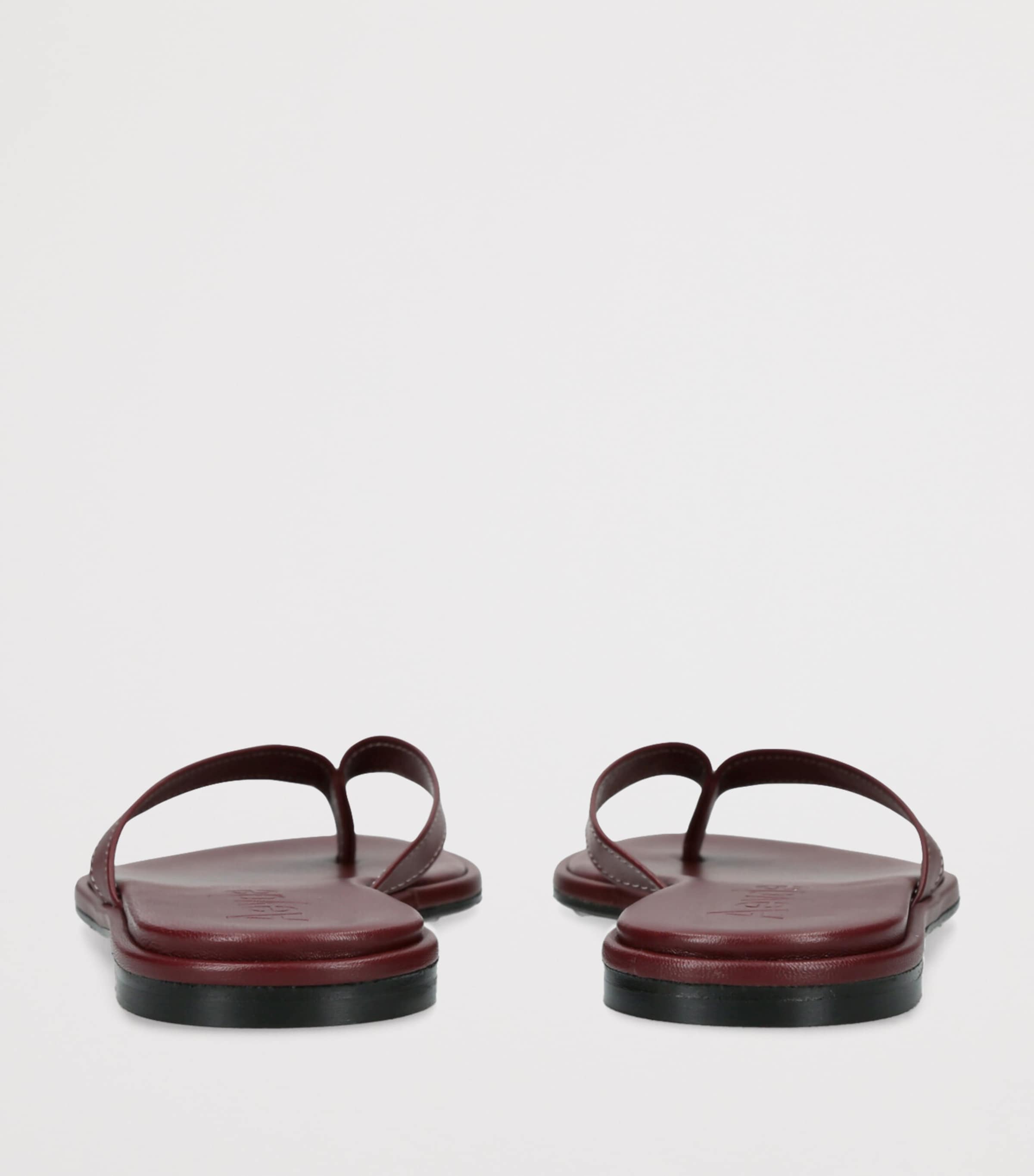 Leather Melody Slides WINE Image 2