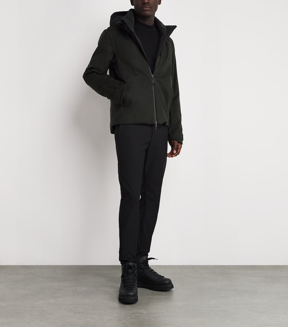 Cashmere Waterproof Balma 2.0 Ski Jacket G11 BOTTLE GREEN Image 2