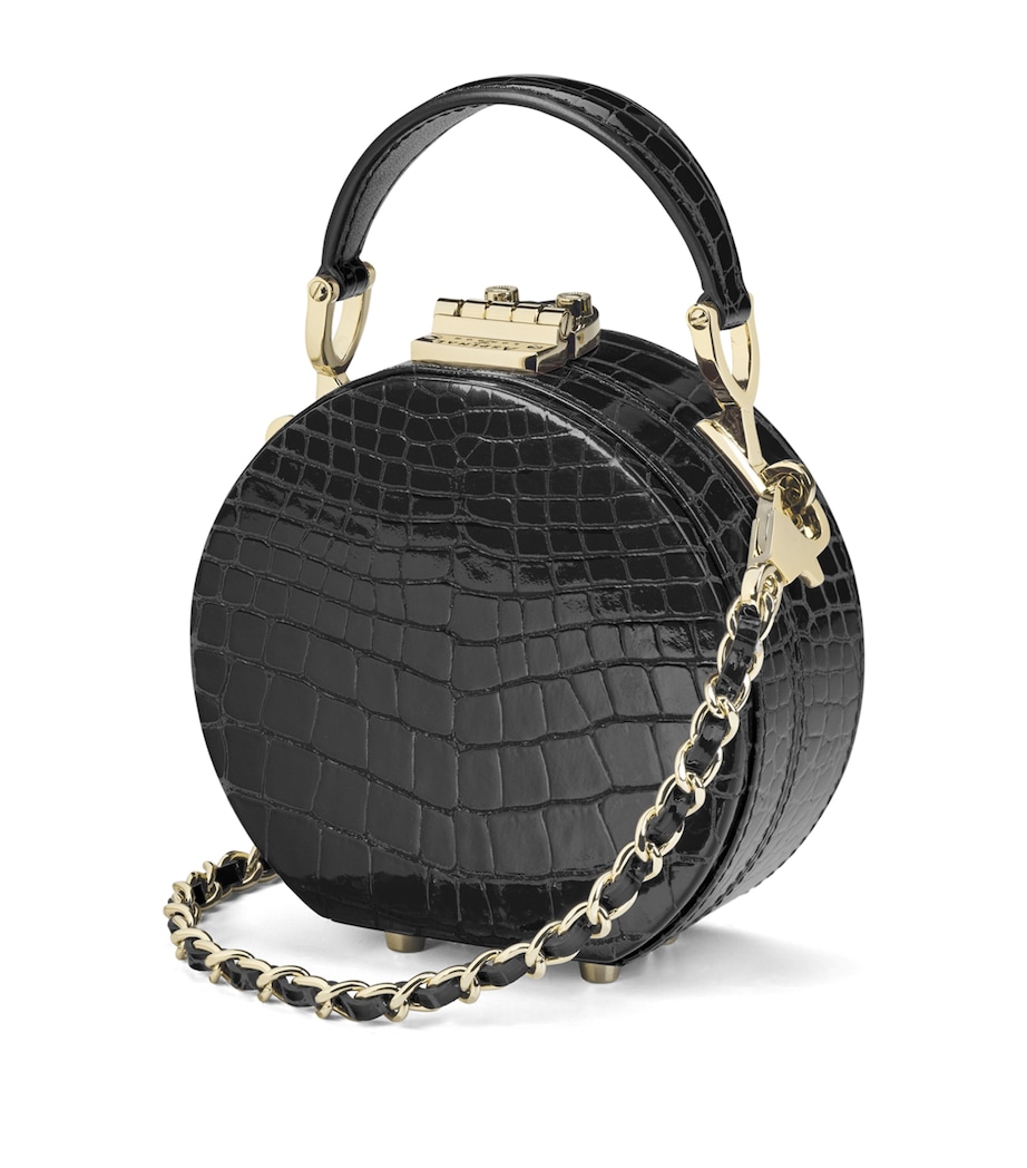 Micro Hat Box Bag BLACK Image 7