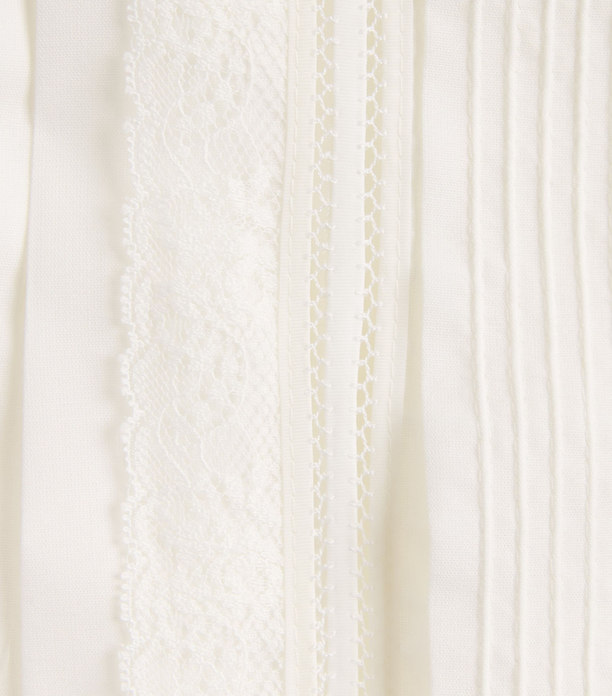 PEPA LONDON Lace-Trim Christening Gown (12-36 Months) Ivory Image 3