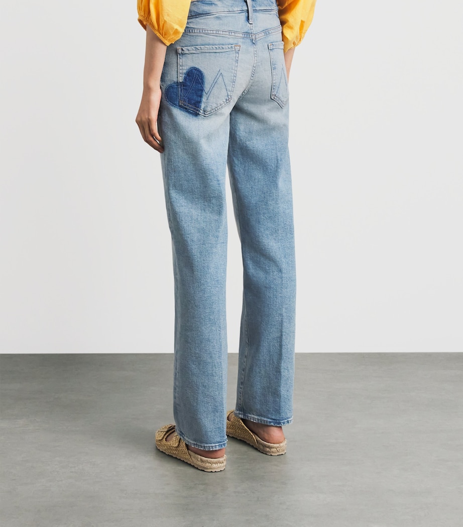 MOTHER Womens The Zip Rambler Skimp Mid-Rise Jeans I Confess Image 5