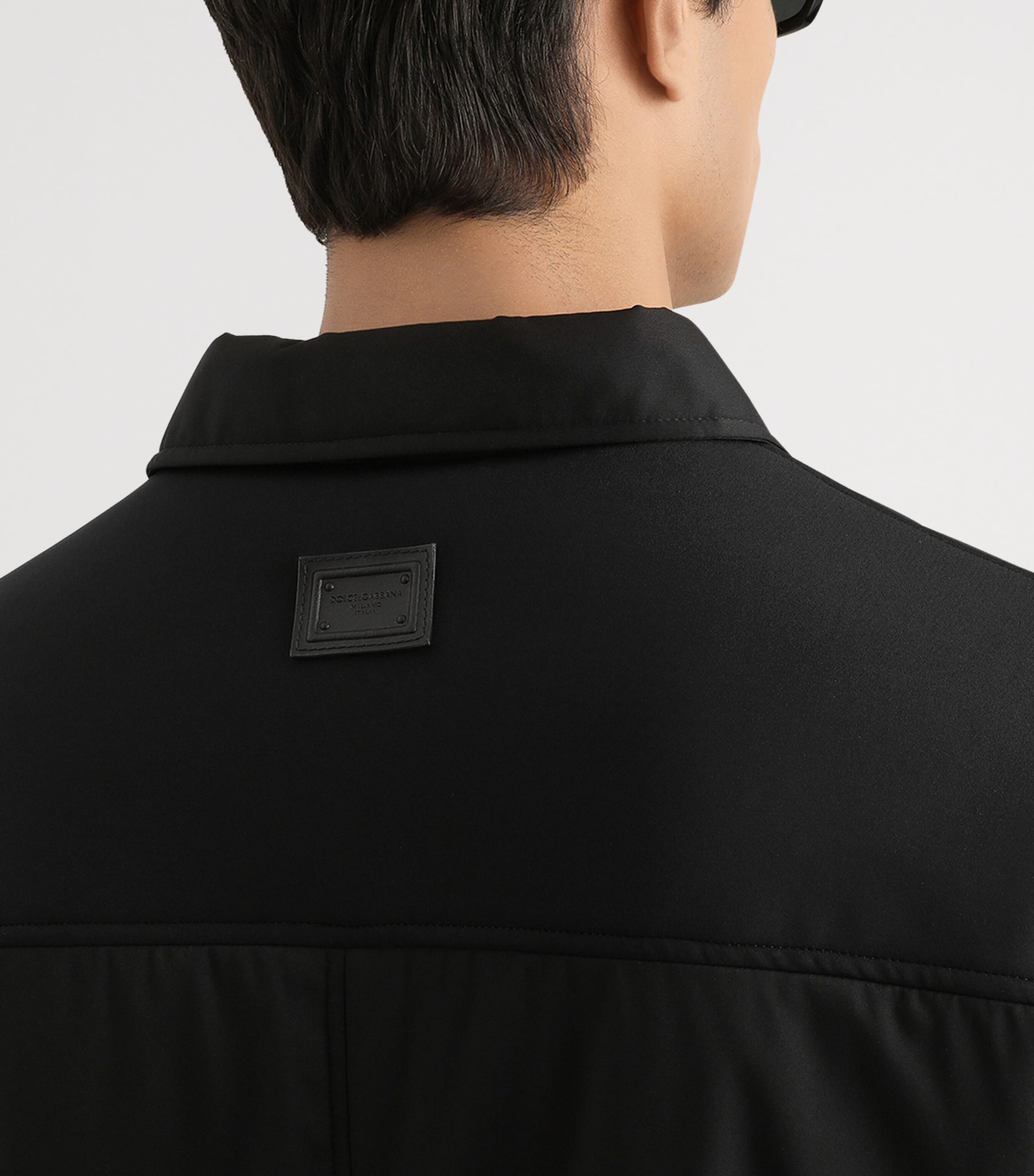 Twill Overshirt N0000-BLACK Image 5