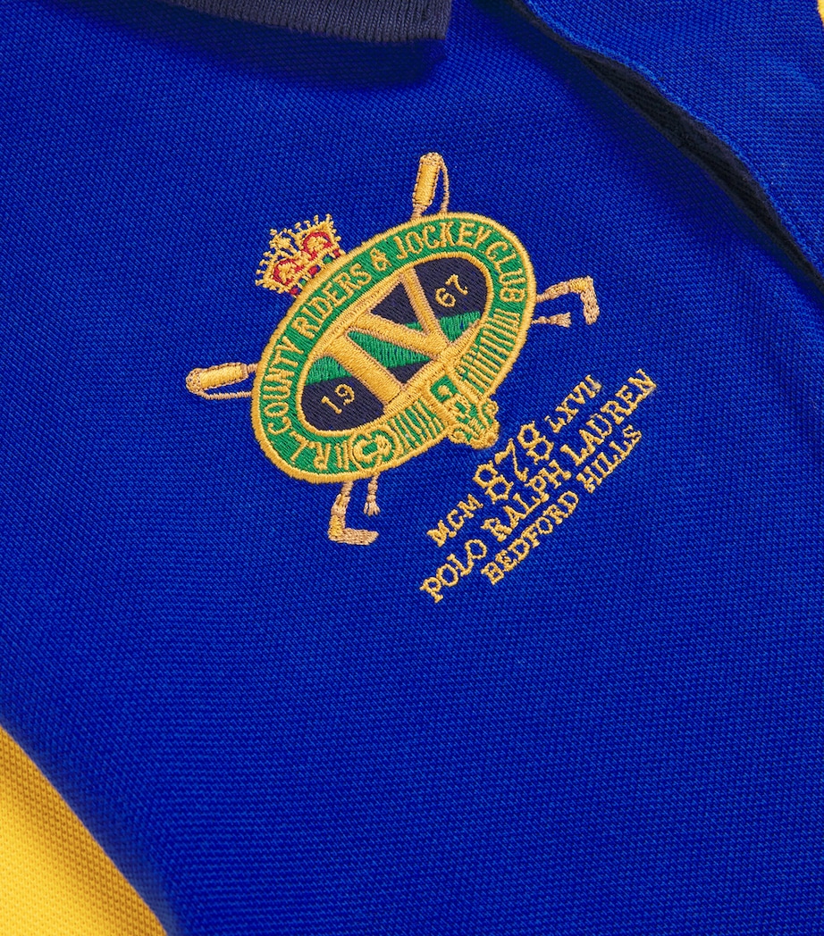 Cotton Polo Shirt Dress (6-14 Years) BLUE Image 3