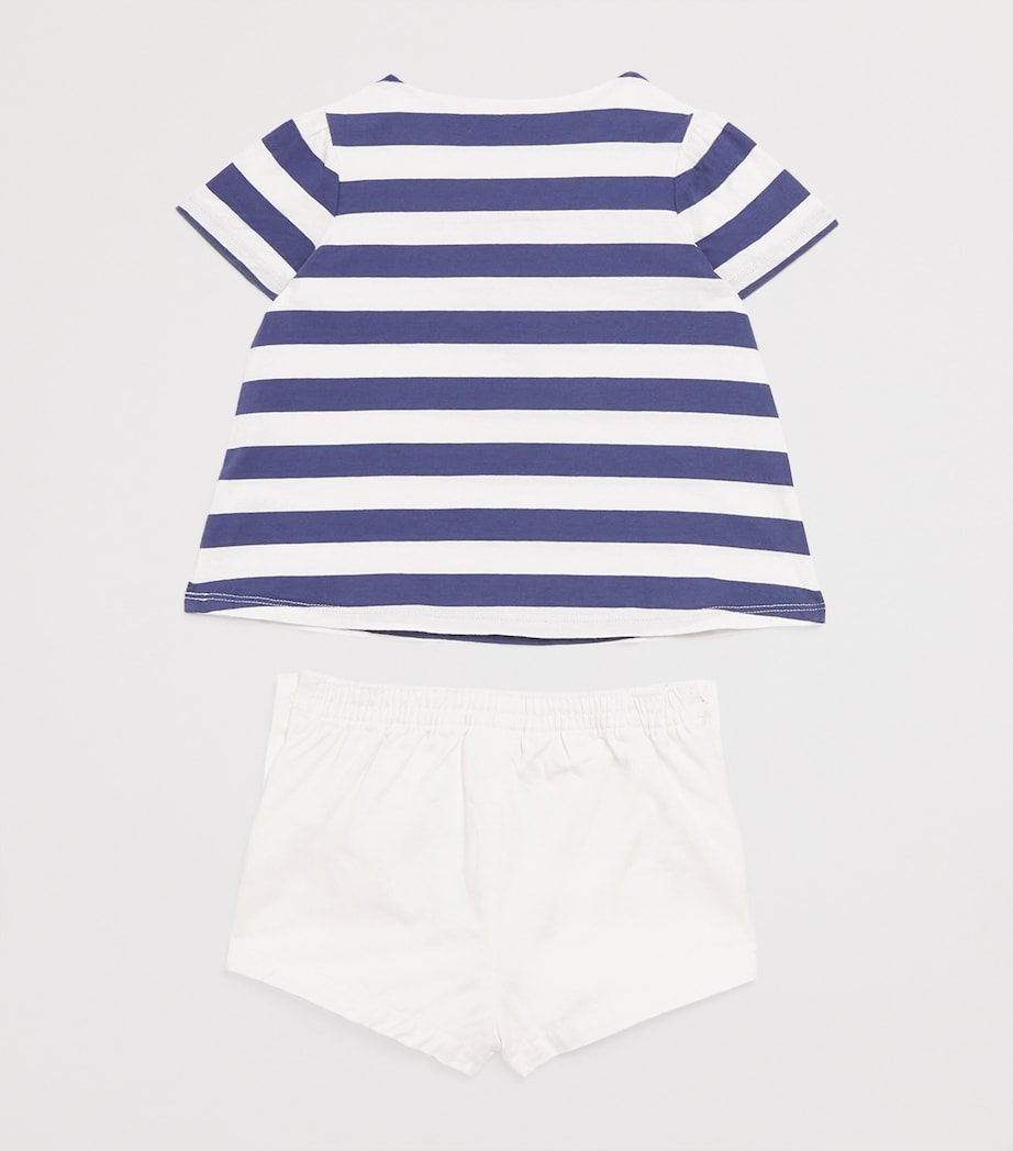 Ralph Lauren Kids Polo Bear T-Shirt and Shorts Set (3-24 Months) Image 2