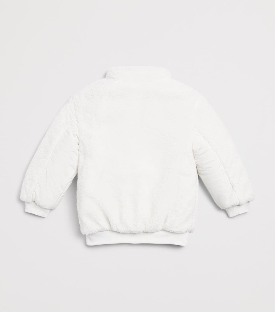 BOSS Kidswear Reversible Puffer Jacket (4-16 Years) Ivory Image 2
