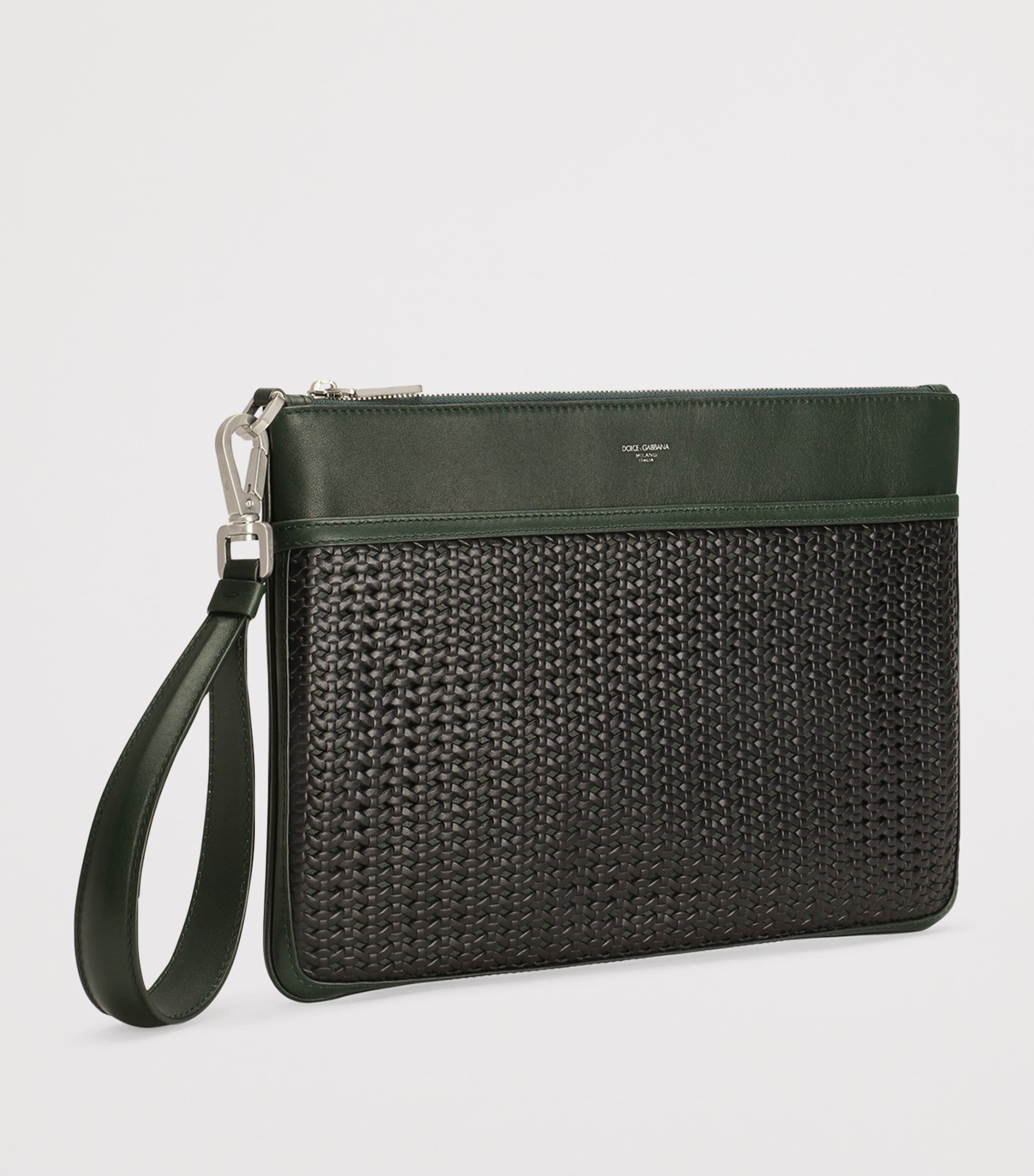 Canvas-Calfskin Plongé Toiletry Bag 89868-MULTI Image 2