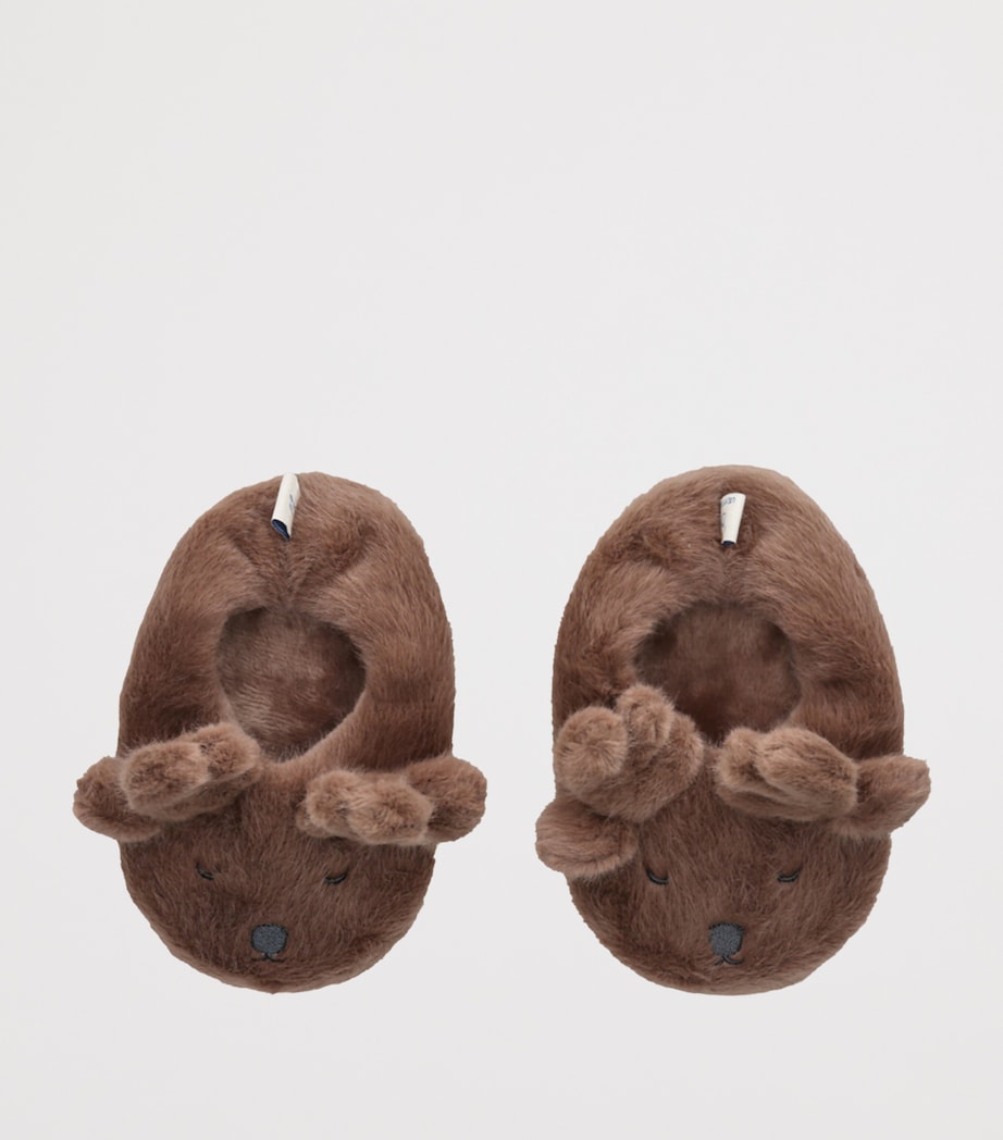 Aviaja Reindeer Slippers DARK BROWN Image 4