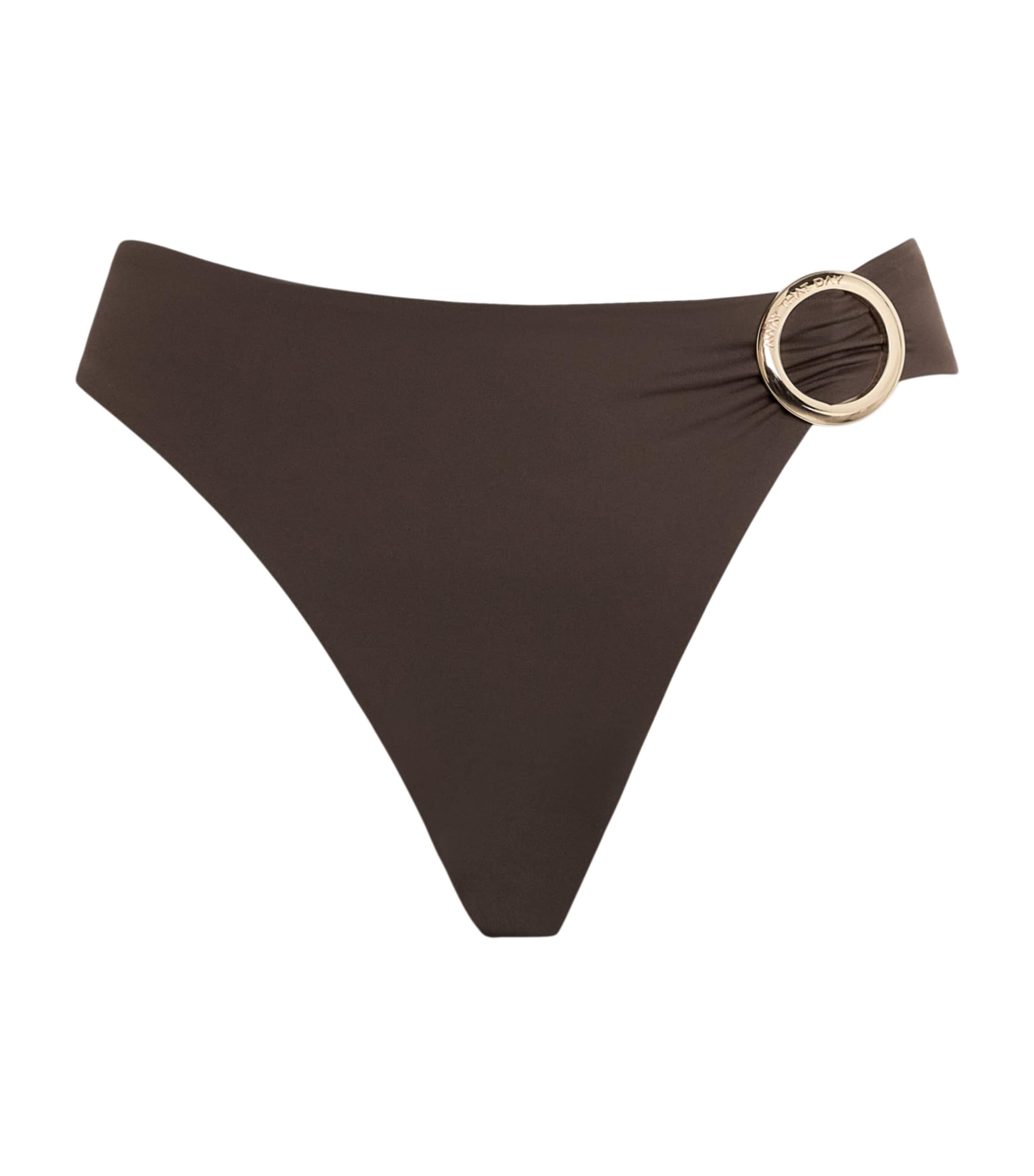 AWAY THAT DAY Cayman Island Bikini Bottoms Espresso