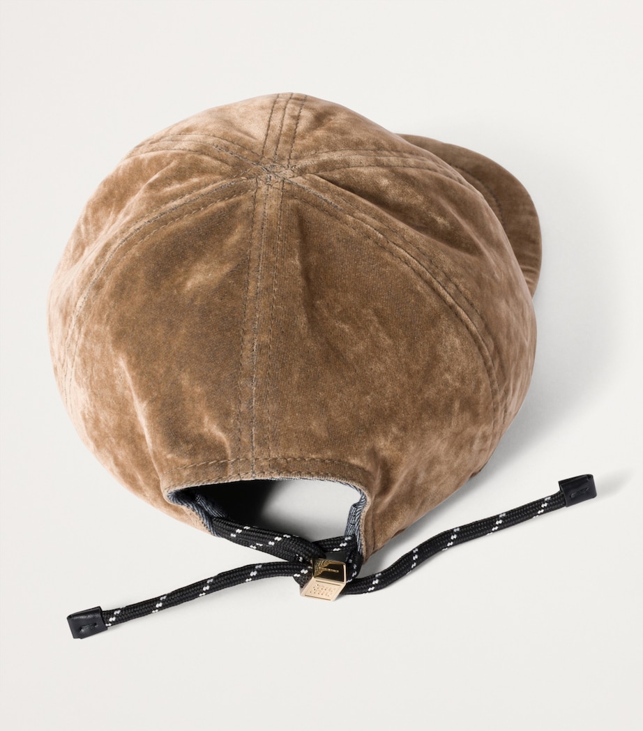 Velvet Logo Baseball Cap F0844 Image 2
