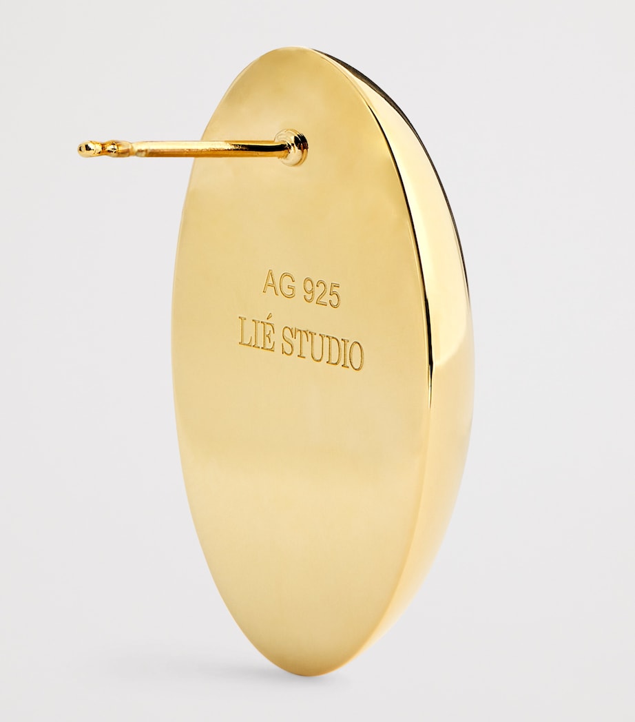 LIÉ STUDIO Gold-Plated The Camille Earrings Gold Image 4