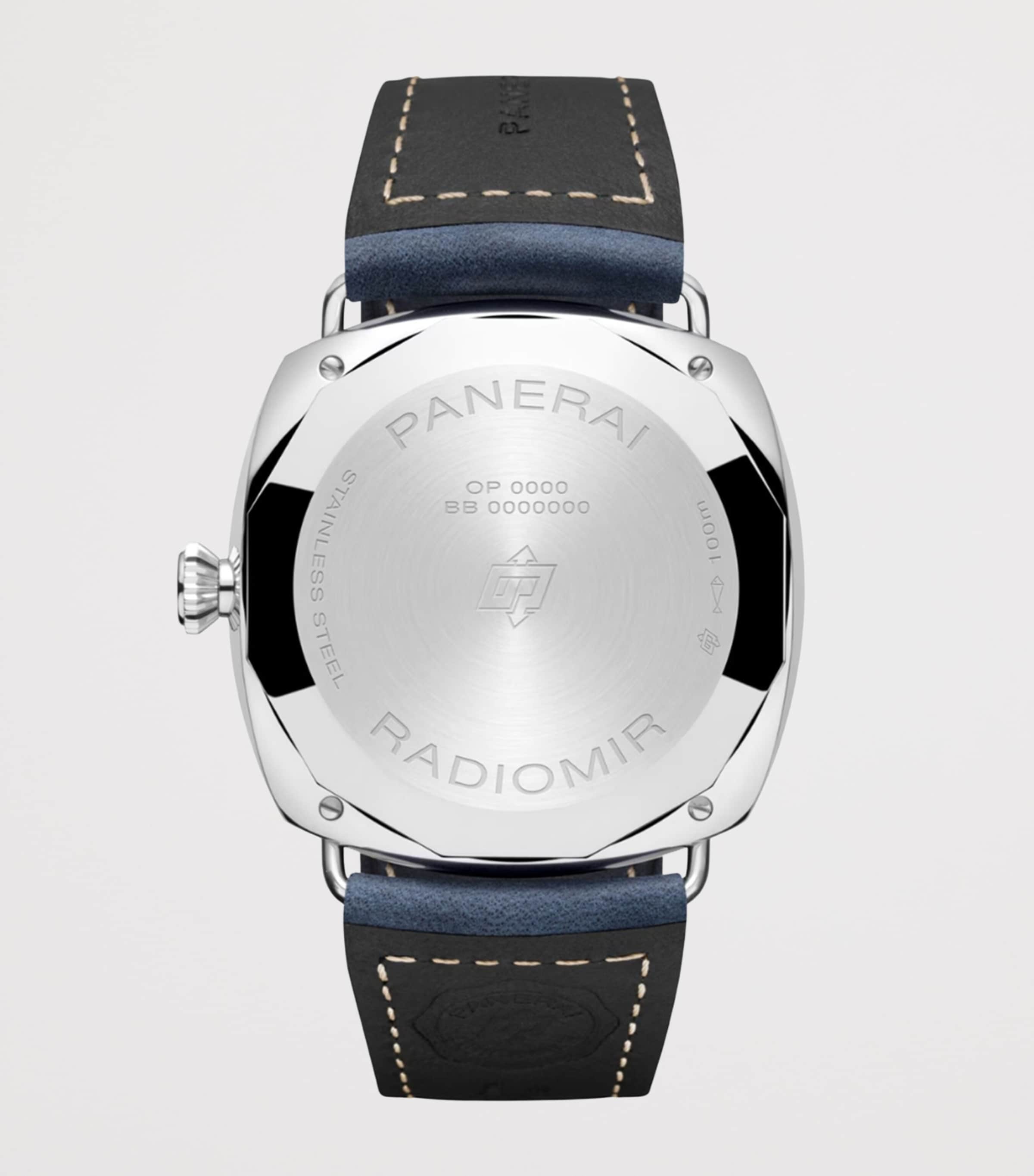 Steel Radiomir Tre Giorni Watch 45mm BLUE Image 2