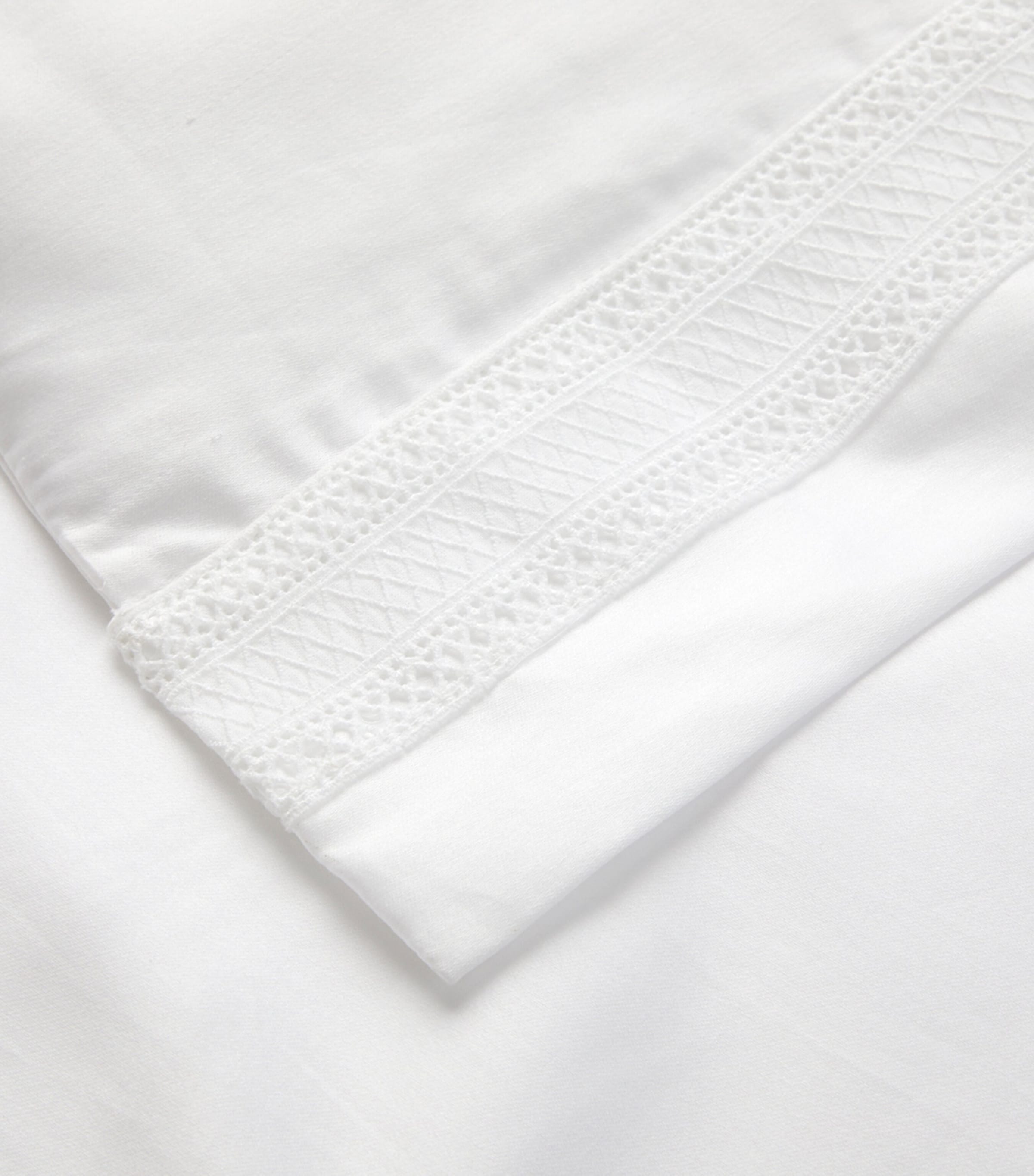 Ralph Lauren Home Cotton Sateen Alistair Double Duvet Cover (200cm x 200cm) White Image 3